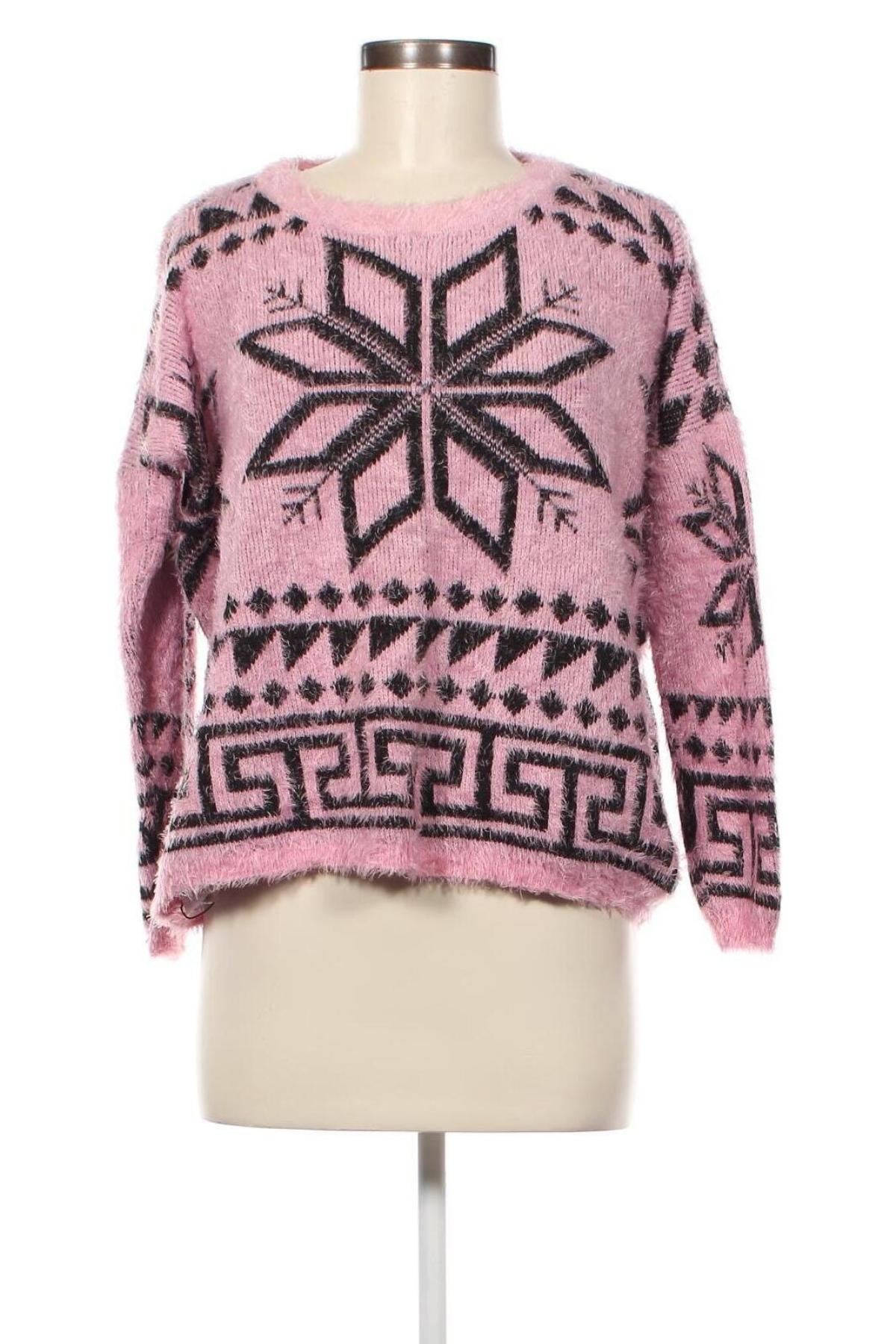 Дамски пуловер Charbell, Размер L, Цвят Розов, Цена 12,42 лв.