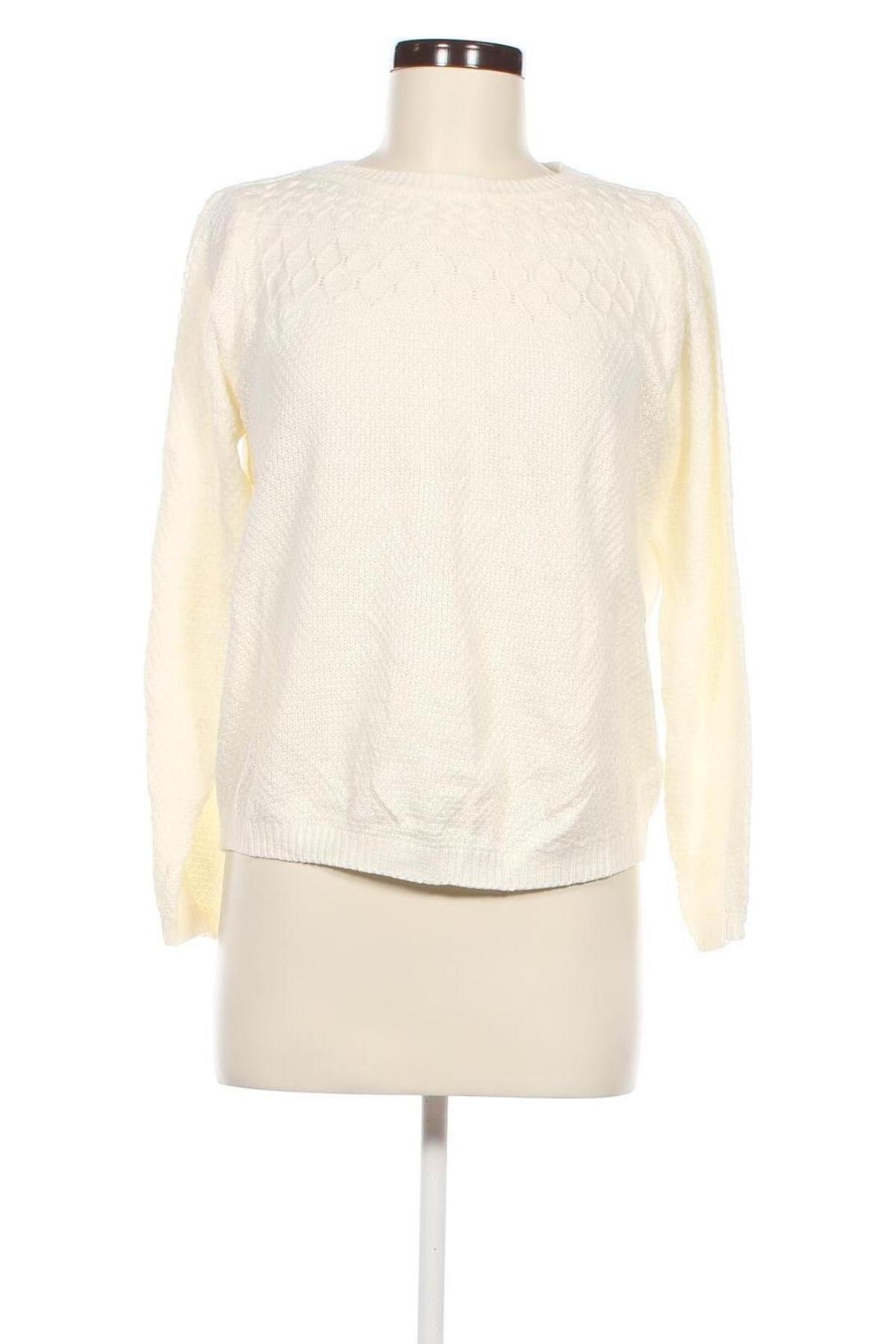 Дамски пуловер Croft & Barrow, Размер L, Цвят Екрю, Цена 13,34 лв.