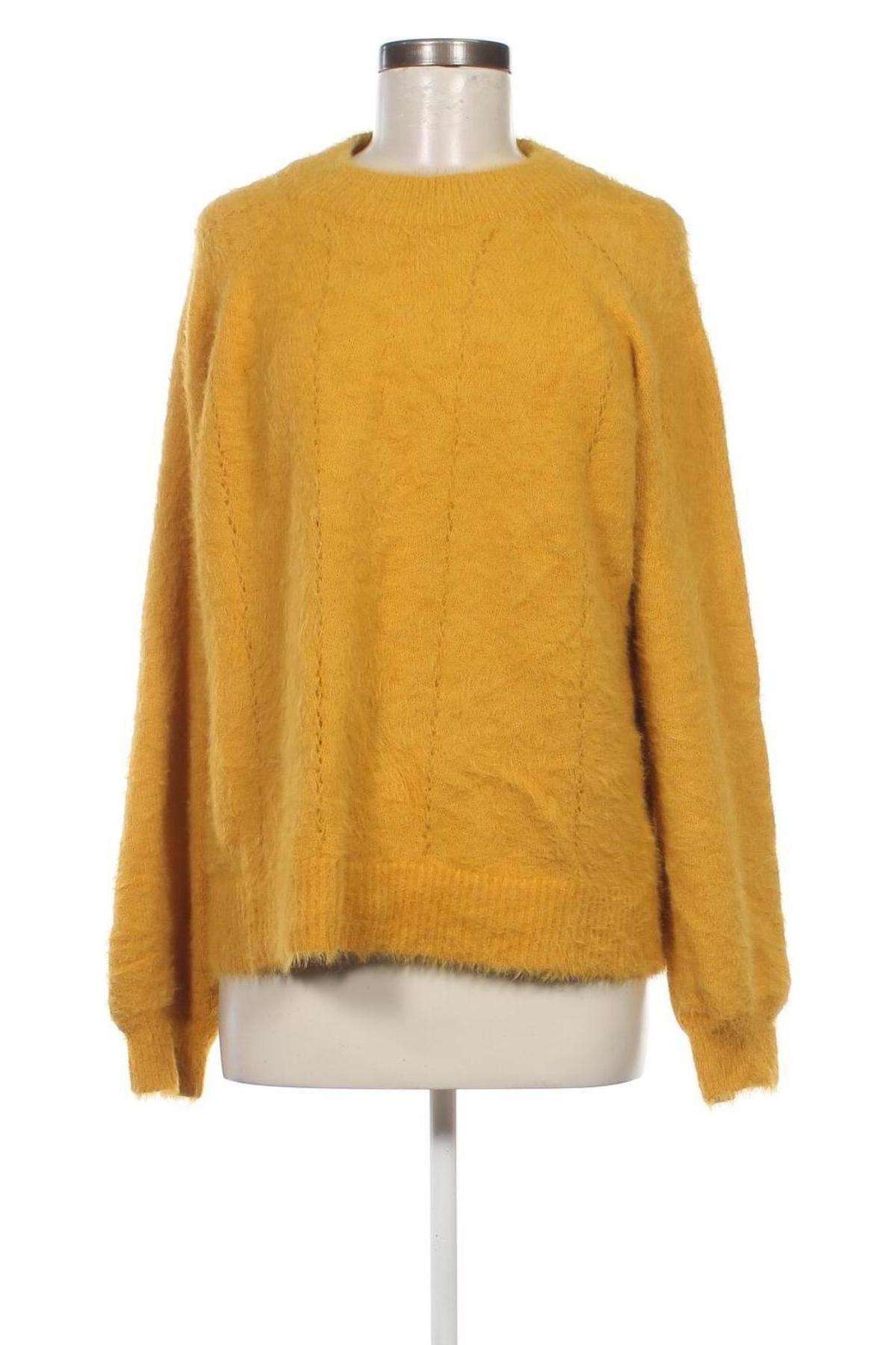 Γυναικείο πουλόβερ Cubus, Μέγεθος XL, Χρώμα Κίτρινο, Τιμή 10,58 €