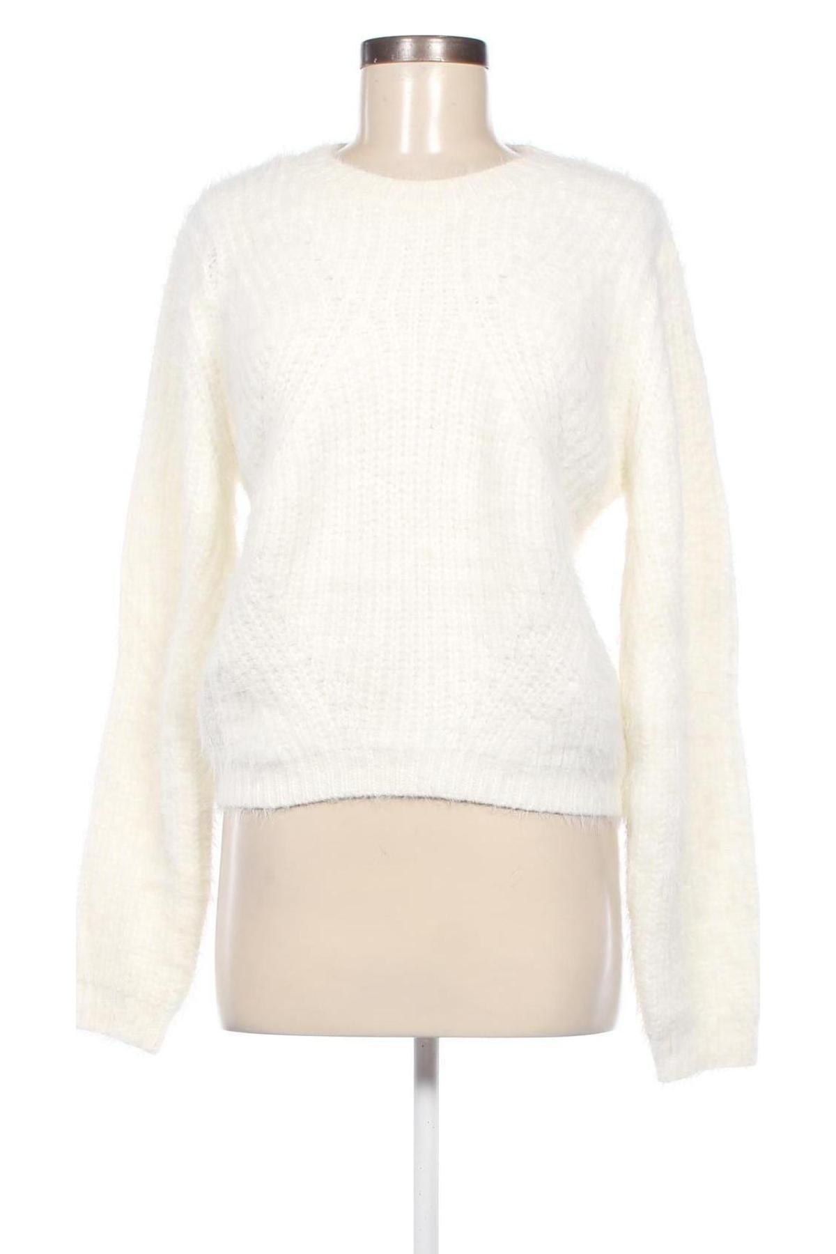 Γυναικείο πουλόβερ Deeluxe, Μέγεθος S, Χρώμα Λευκό, Τιμή 13,19 €