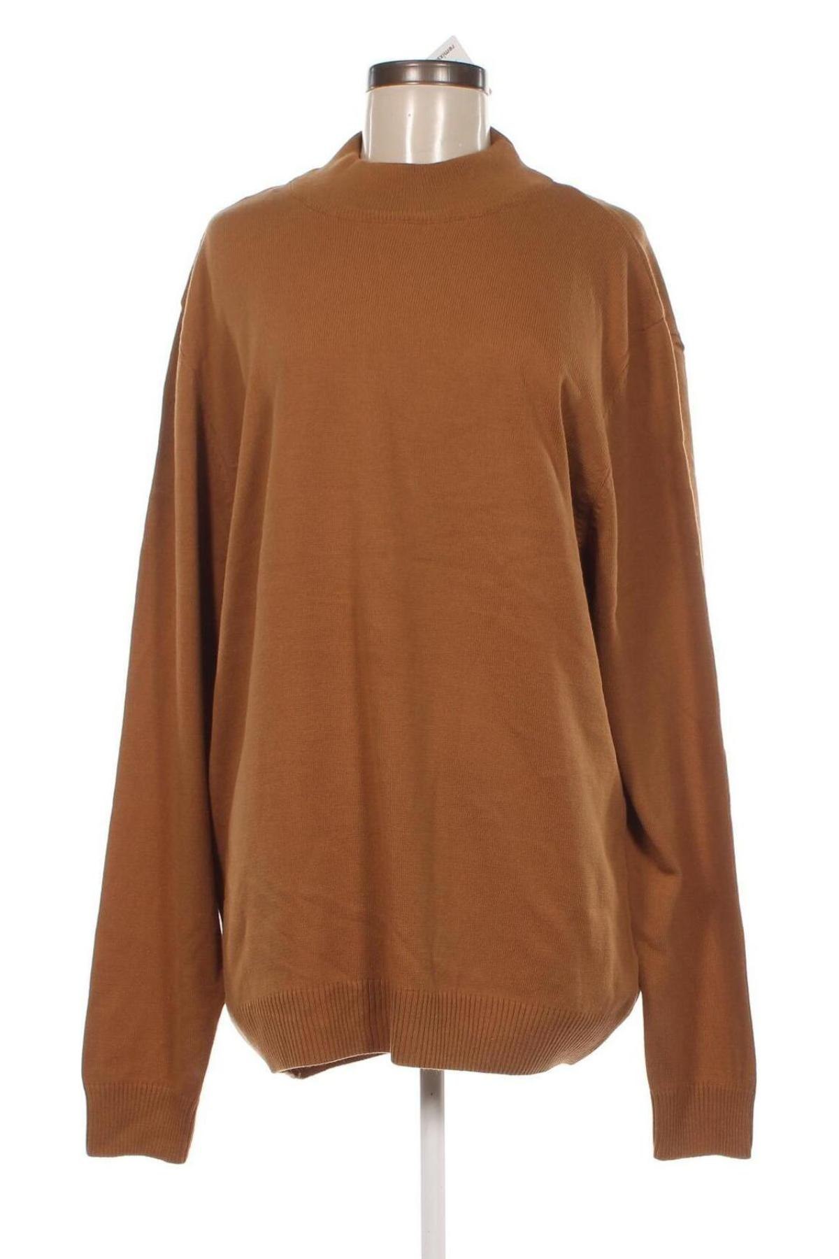 Γυναικείο πουλόβερ Defacto, Μέγεθος 3XL, Χρώμα Καφέ, Τιμή 18,49 €