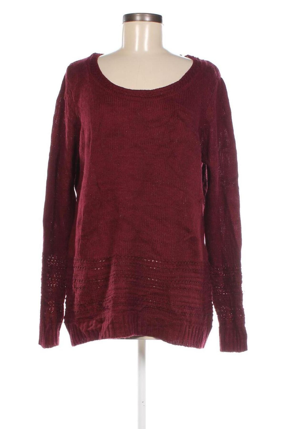 Γυναικείο πουλόβερ Dressbarn, Μέγεθος L, Χρώμα Κόκκινο, Τιμή 8,25 €