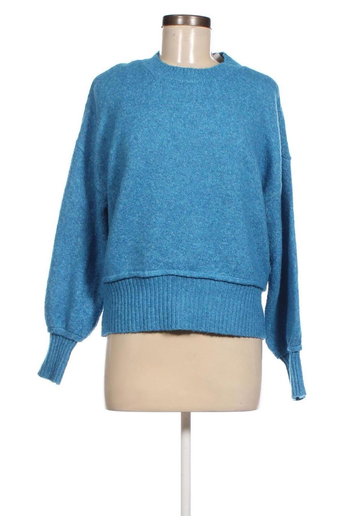 Дамски пуловер ONLY, Размер S, Цвят Син, Цена 29,89 лв.