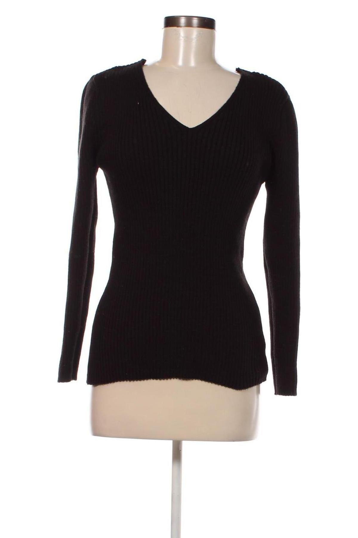 Дамски пуловер Feelgood, Размер M, Цвят Черен, Цена 14,21 лв.