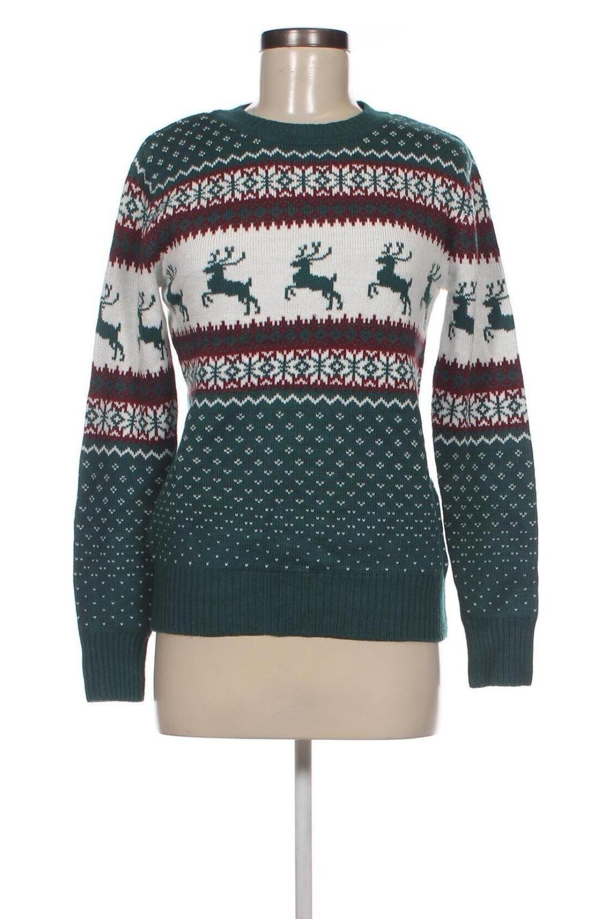 Дамски пуловер Finn Flare, Размер S, Цвят Зелен, Цена 19,76 лв.