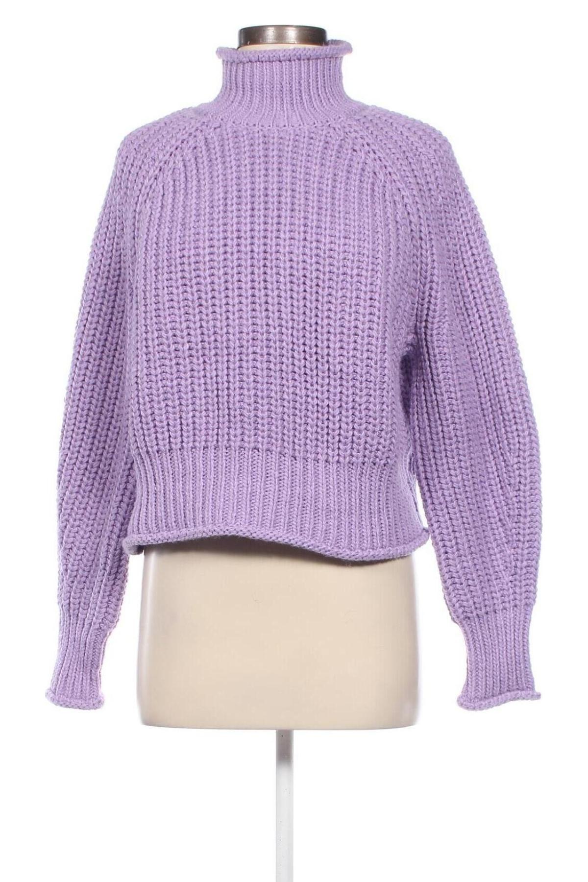 Дамски пуловер H&M, Размер M, Цвят Лилав, Цена 14,21 лв.