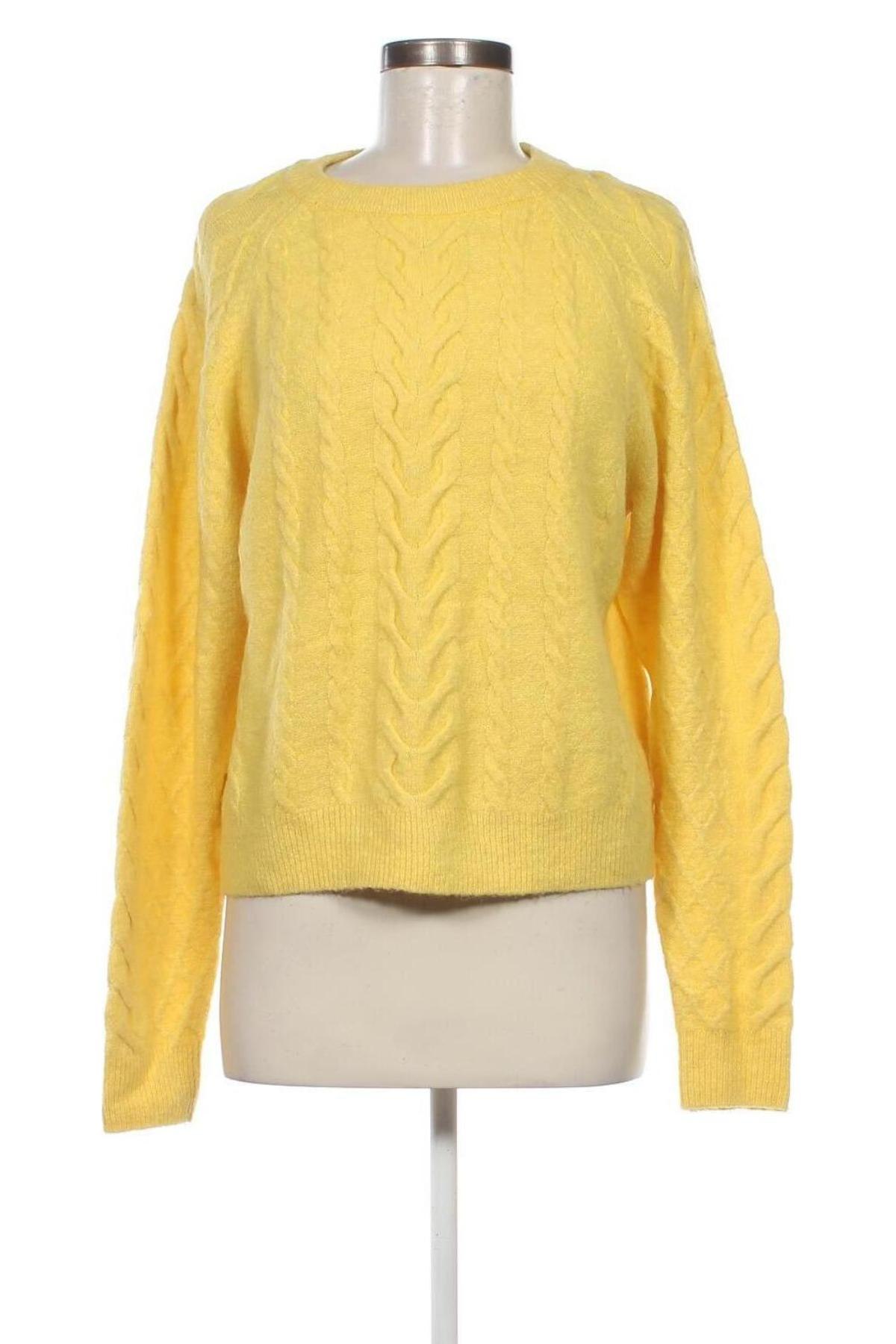 Damski sweter H&M, Rozmiar S, Kolor Żółty, Cena 48,24 zł