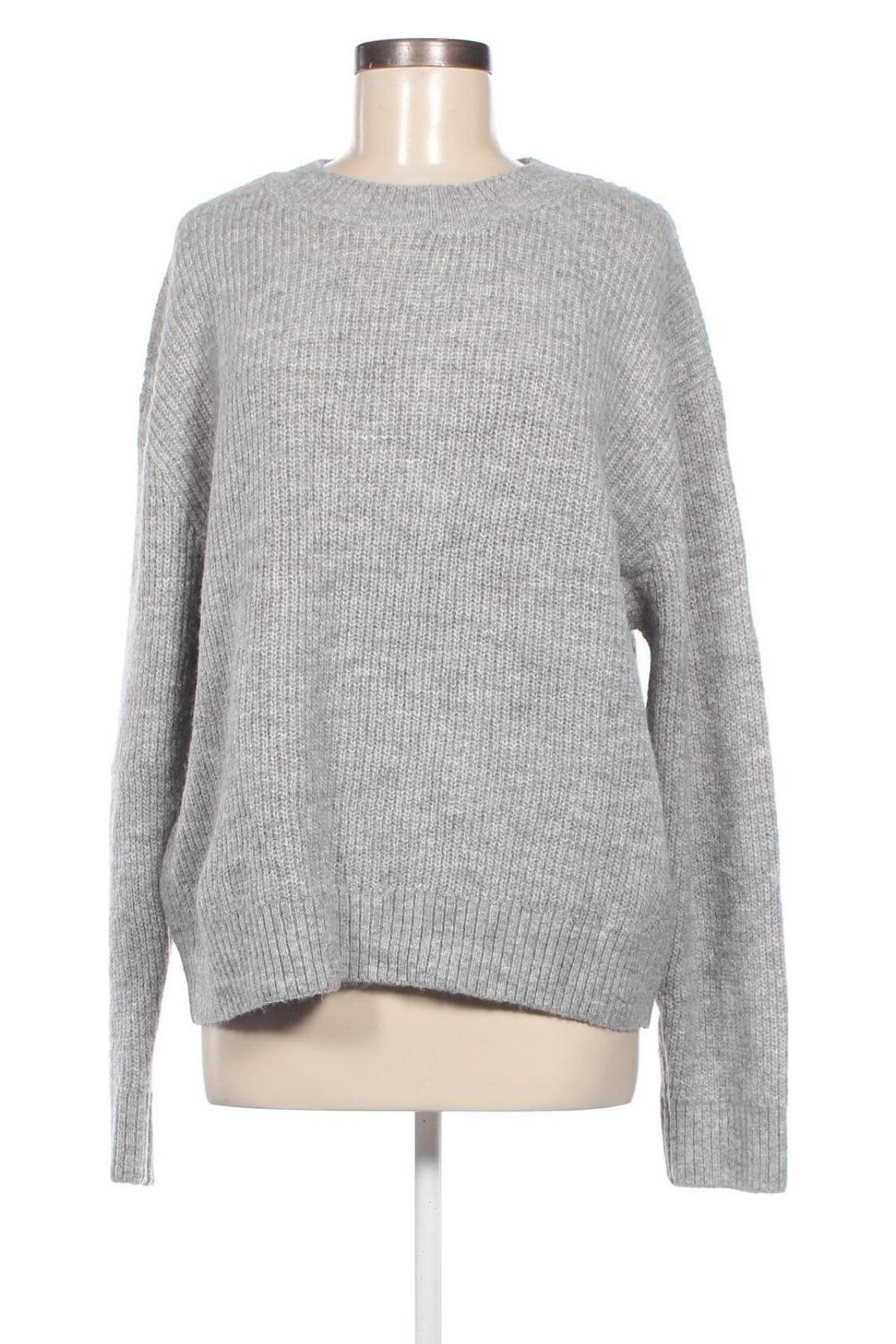 Damski sweter H&M, Rozmiar L, Kolor Szary, Cena 48,24 zł