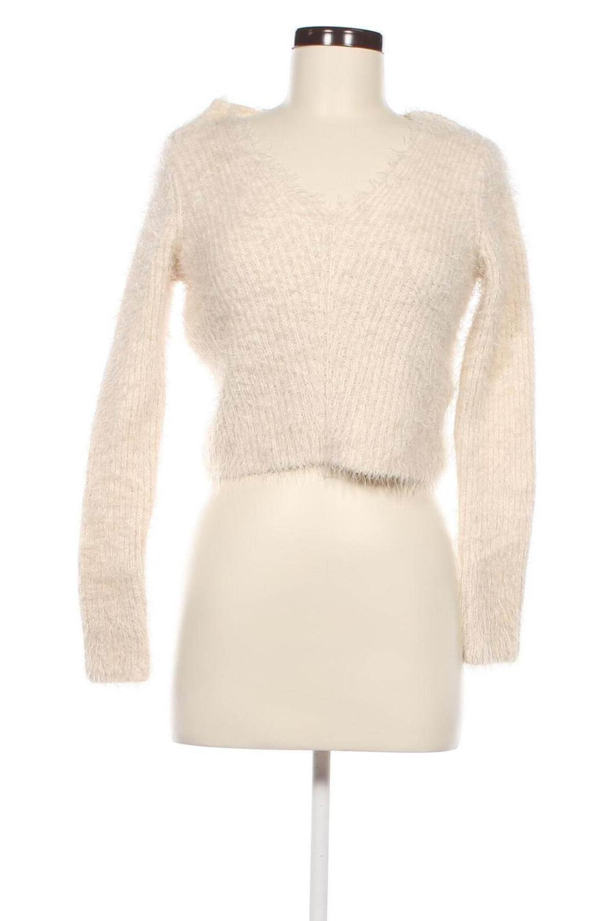 Damenpullover H&M Divided, Größe XS, Farbe Ecru, Preis € 7,49