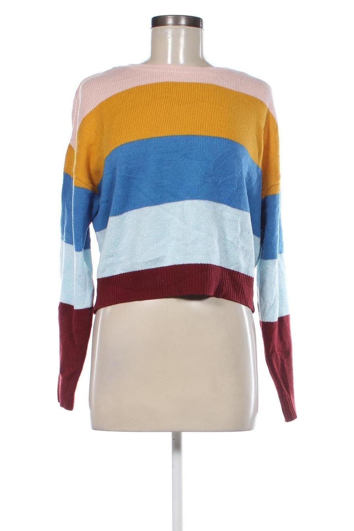 Дамски пуловер H&M Divided, Размер M, Цвят Многоцветен, Цена 13,34 лв.