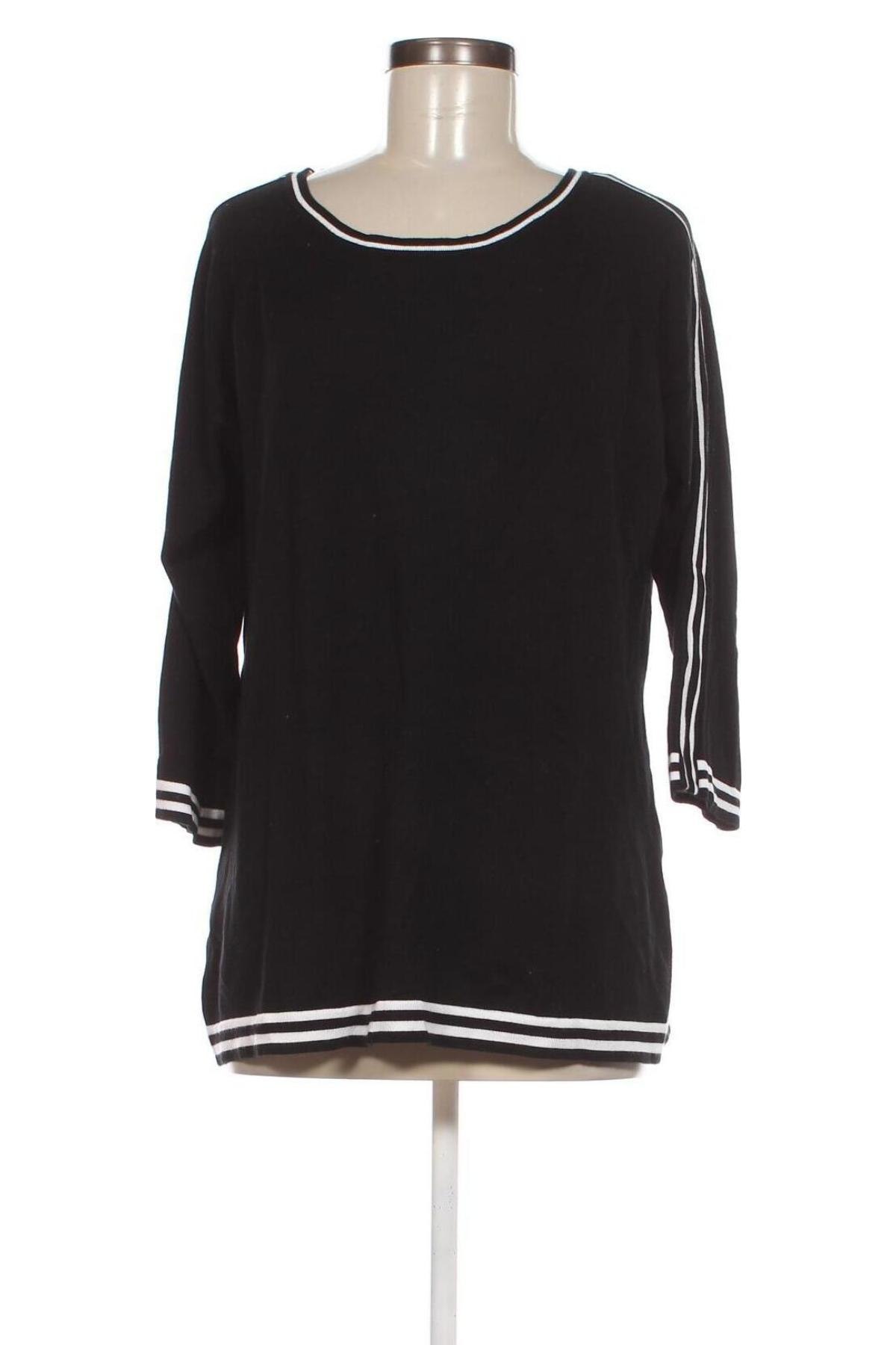 Дамски пуловер Iwie, Размер XXL, Цвят Черен, Цена 17,60 лв.
