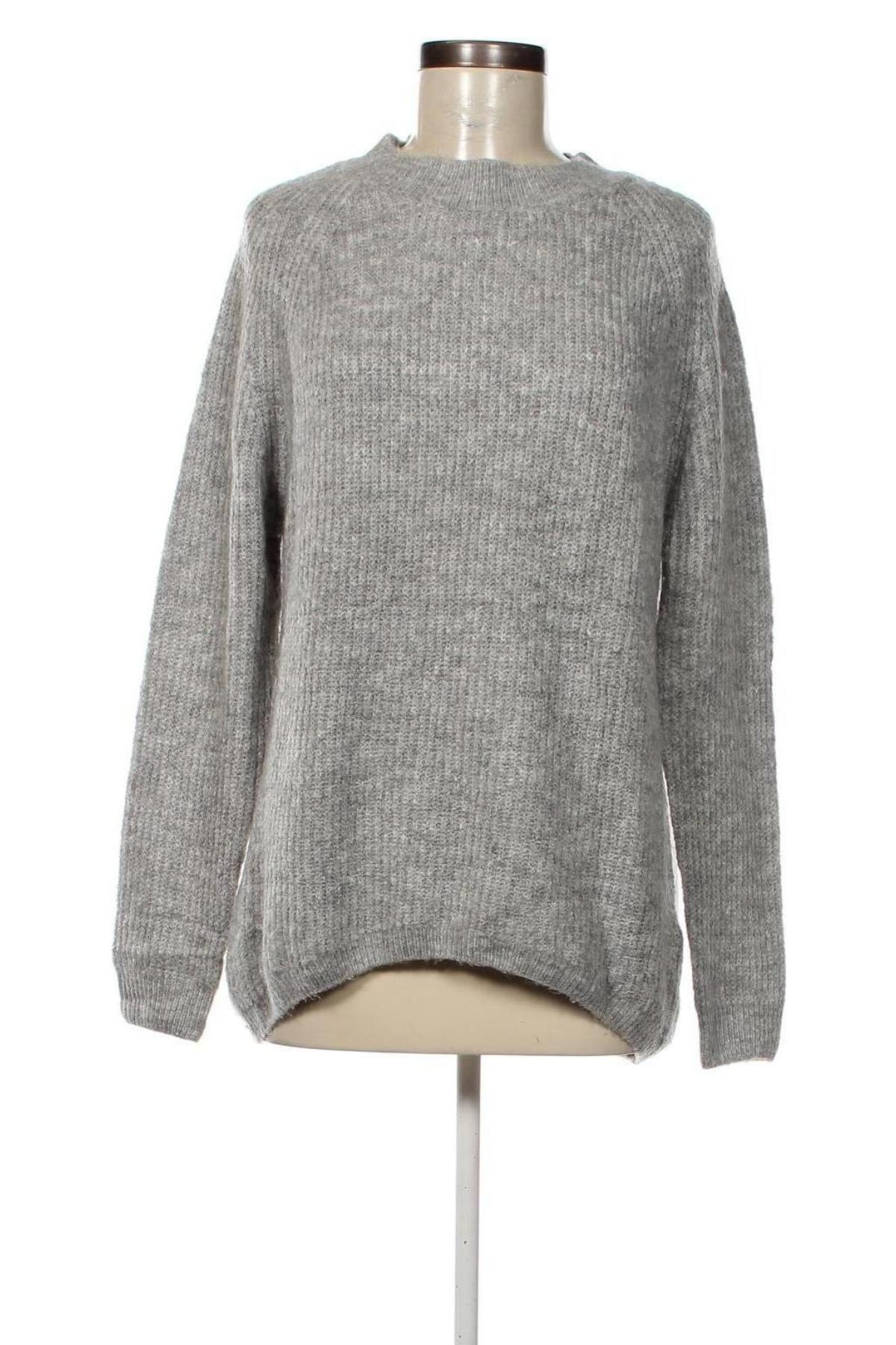 Дамски пуловер Jean Pascale, Размер S, Цвят Сив, Цена 14,21 лв.