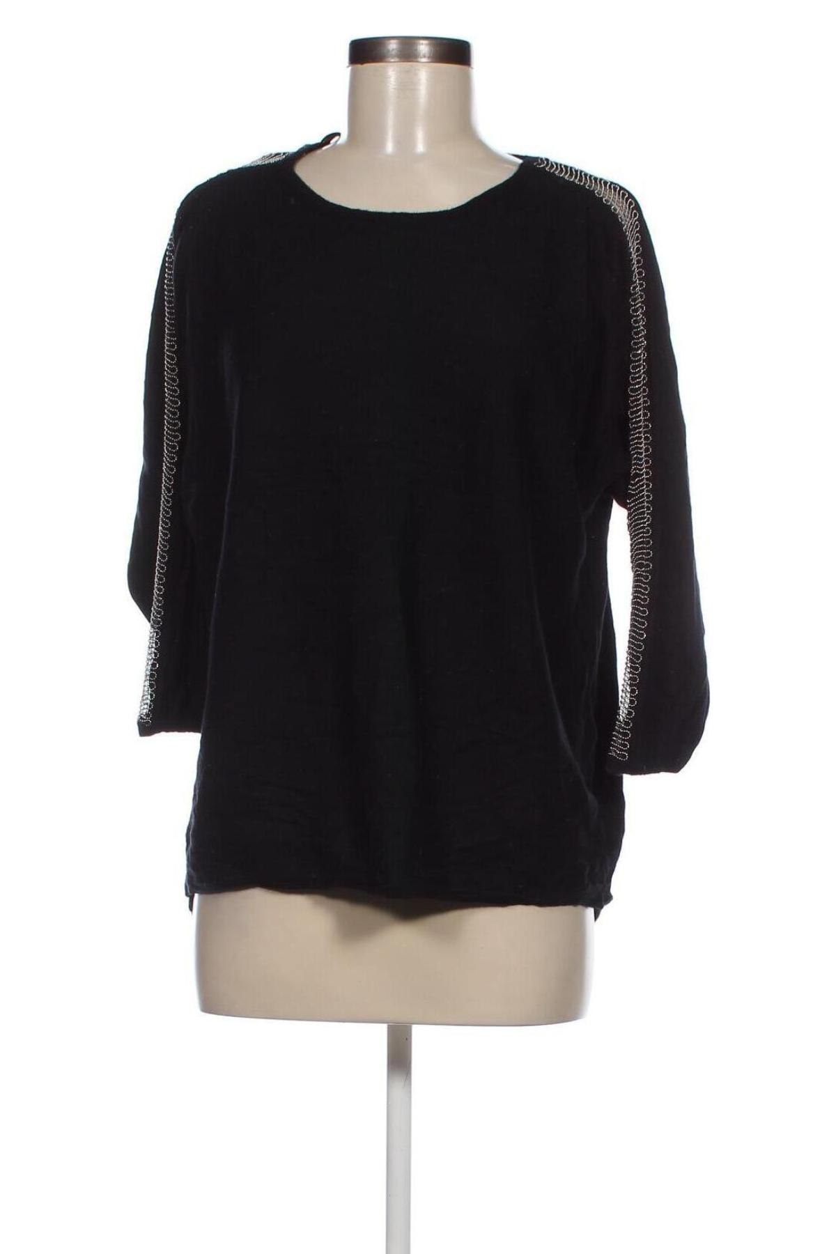 Дамски пуловер Jennifer Lopez, Размер L, Цвят Черен, Цена 13,34 лв.
