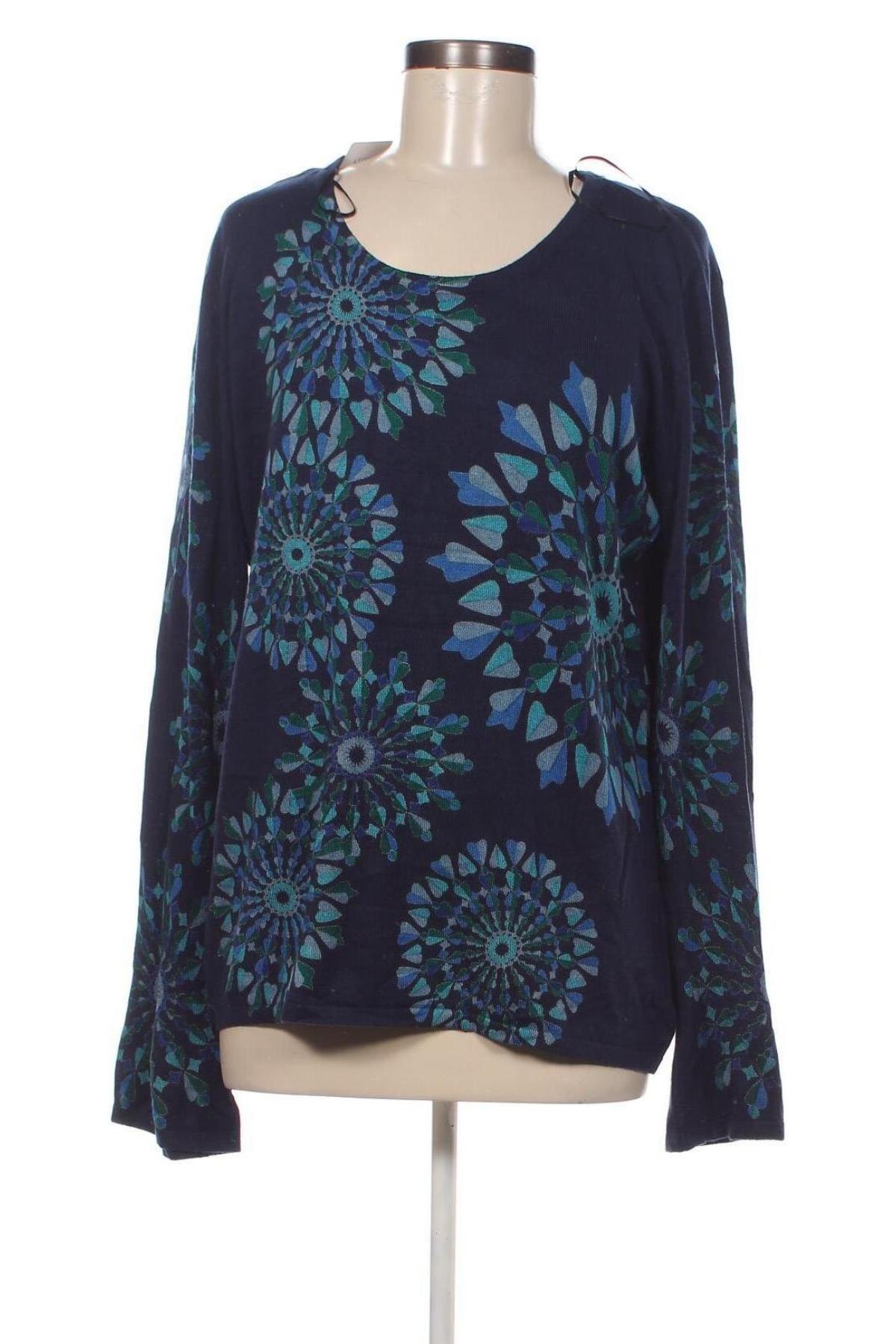 Damenpullover John Baner, Größe M, Farbe Blau, Preis 9,89 €