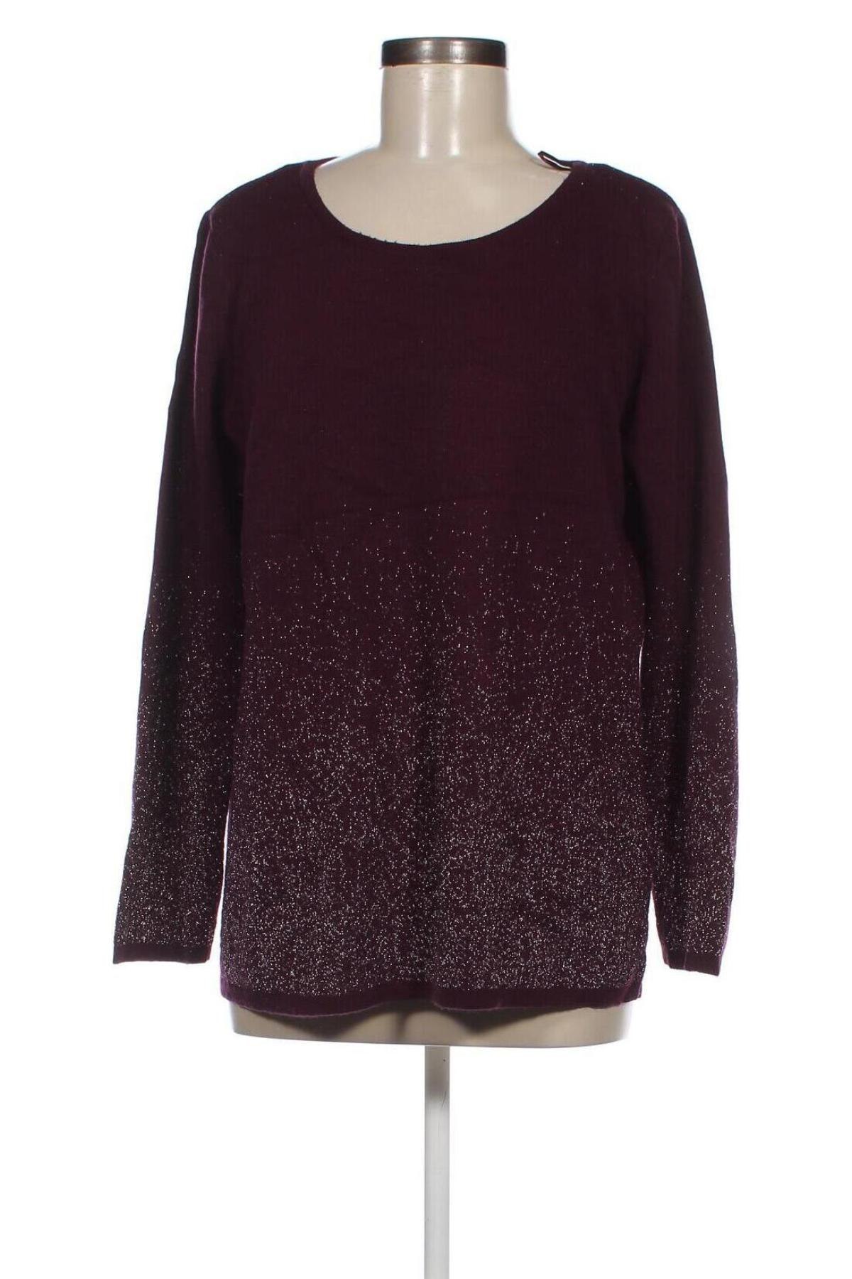 Damenpullover Laura Torelli, Größe L, Farbe Lila, Preis 9,89 €