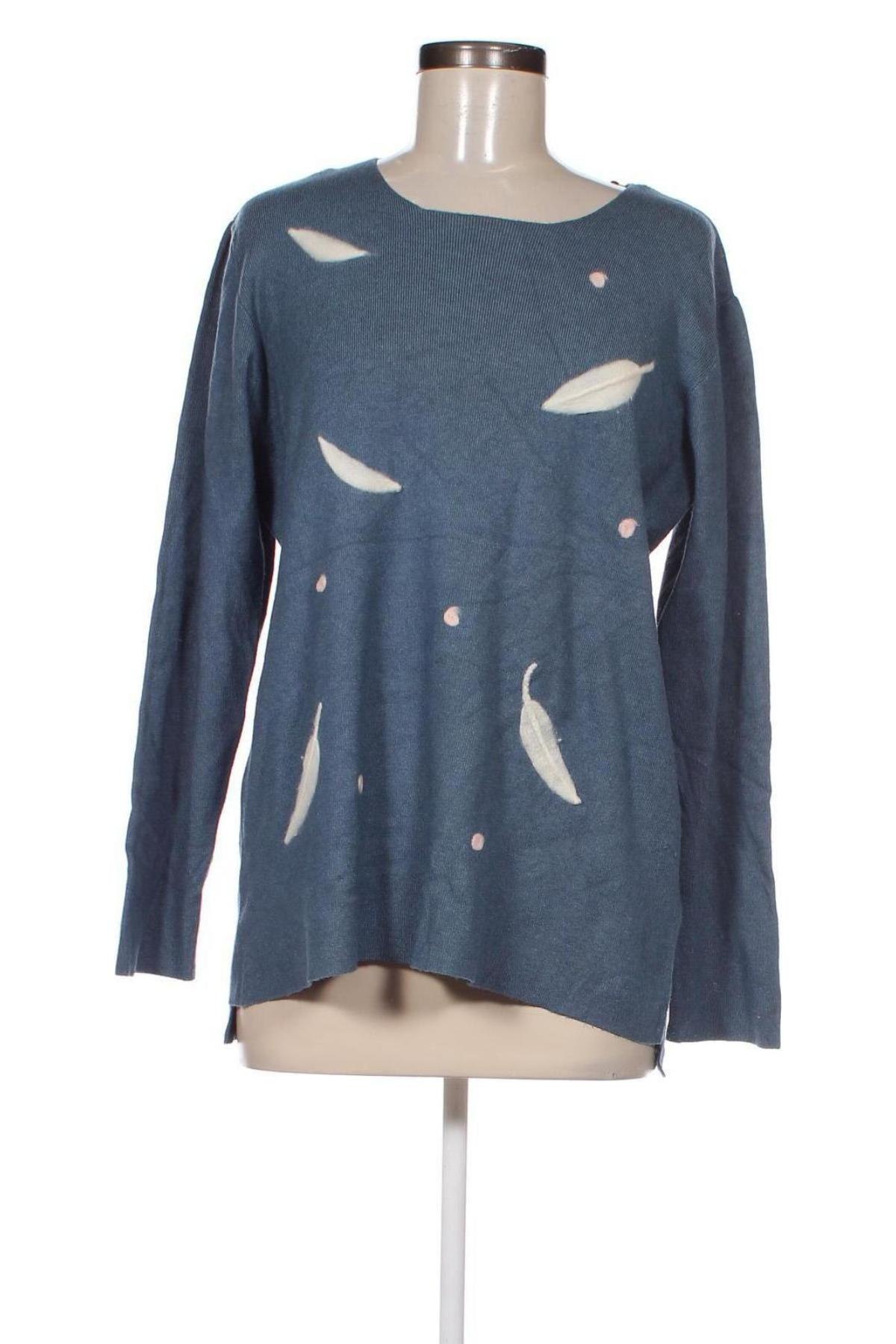 Γυναικείο πουλόβερ Lea H., Μέγεθος XXL, Χρώμα Μπλέ, Τιμή 10,76 €