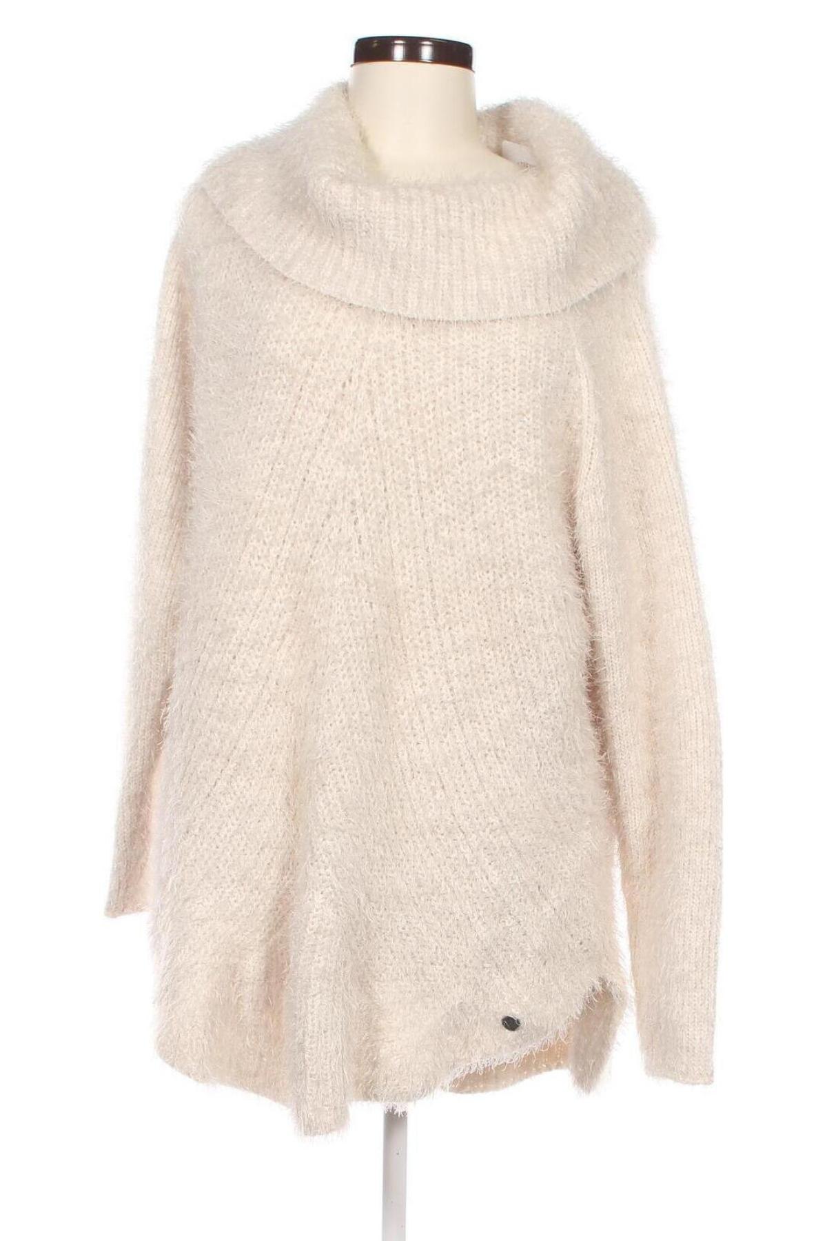 Γυναικείο πουλόβερ Lee Cooper, Μέγεθος XL, Χρώμα Εκρού, Τιμή 15,72 €