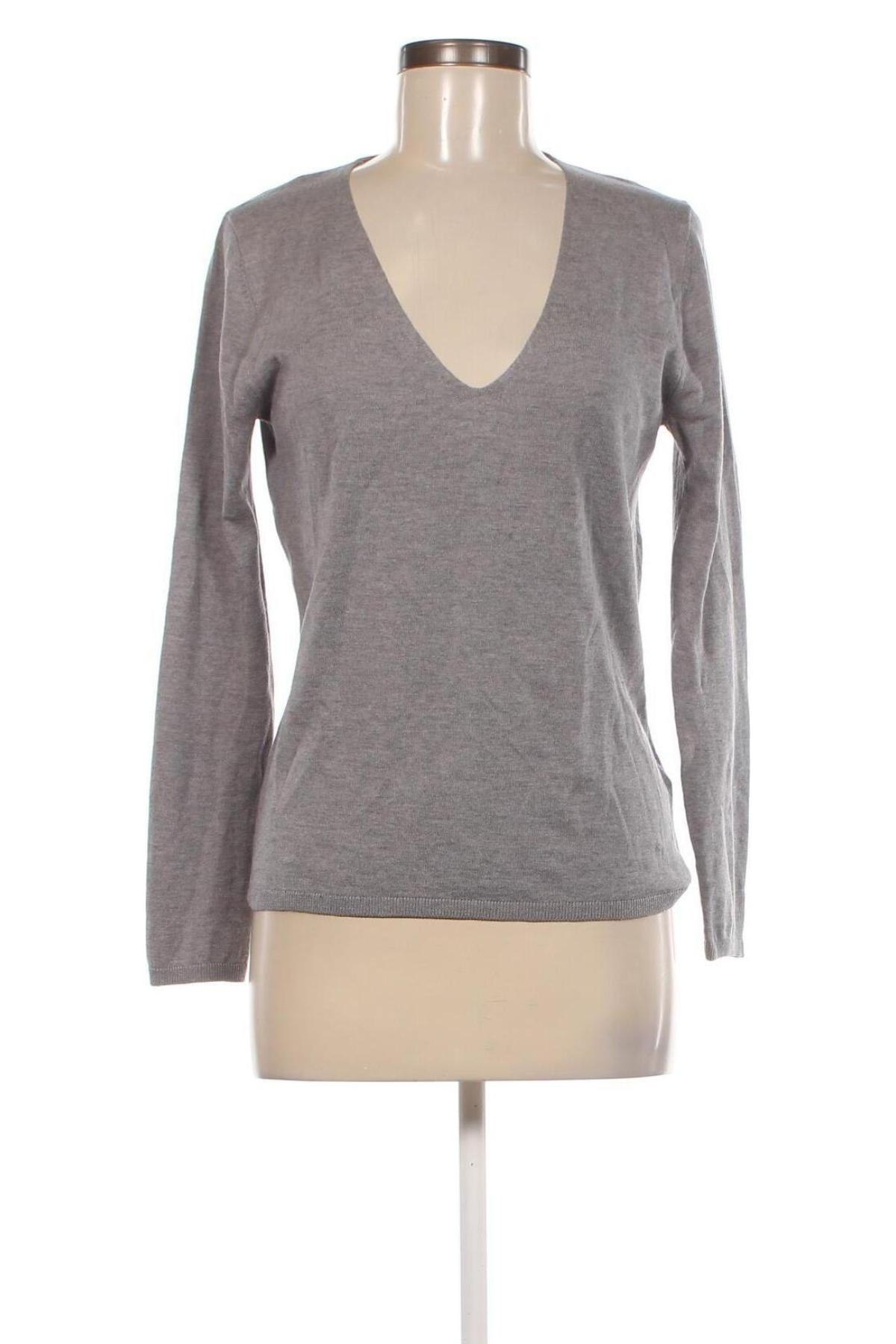 Дамски пуловер Massimo Dutti, Размер M, Цвят Сив, Цена 51,34 лв.