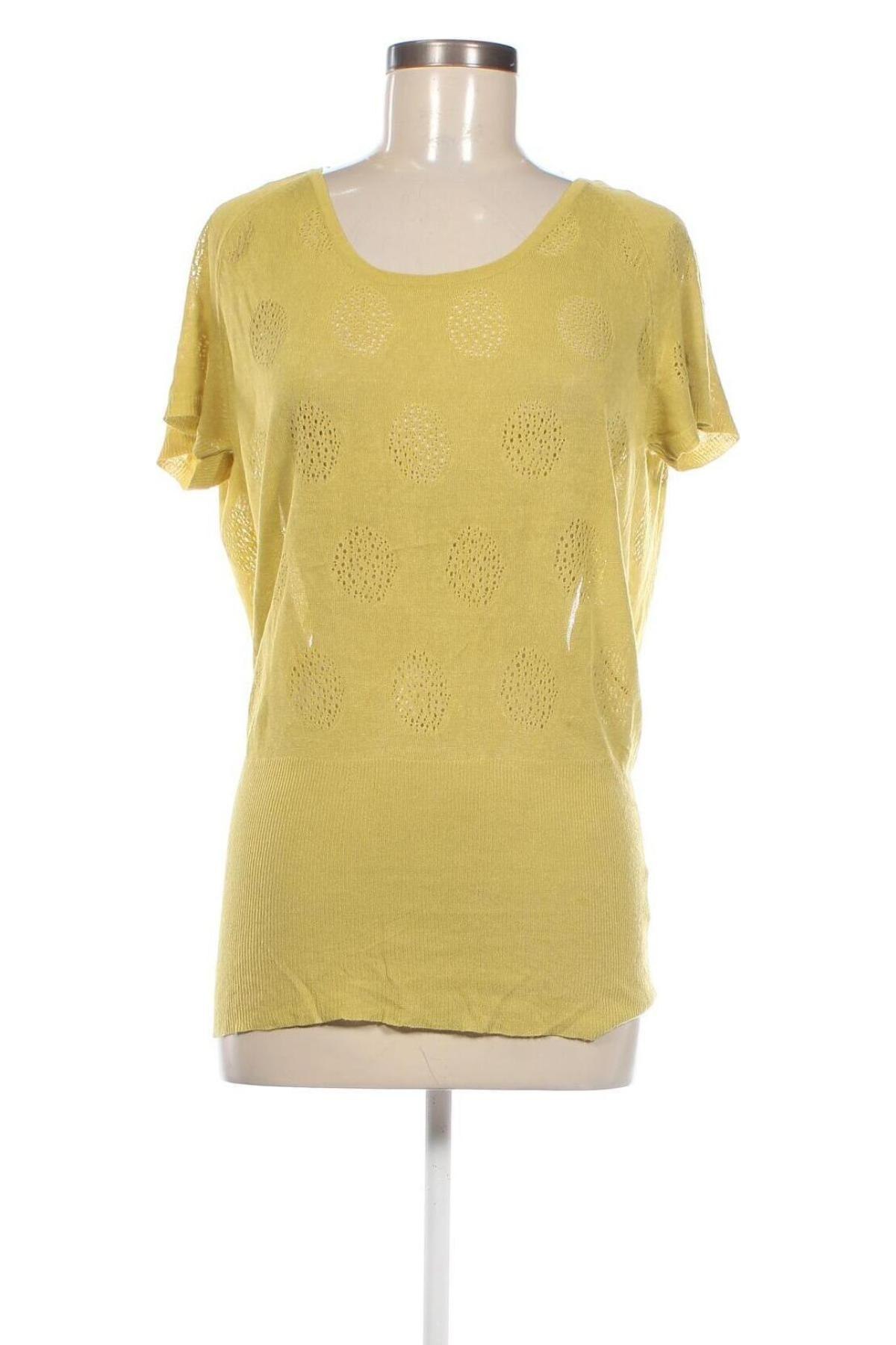 Дамски пуловер Monnari, Размер M, Цвят Жълт, Цена 15,74 лв.