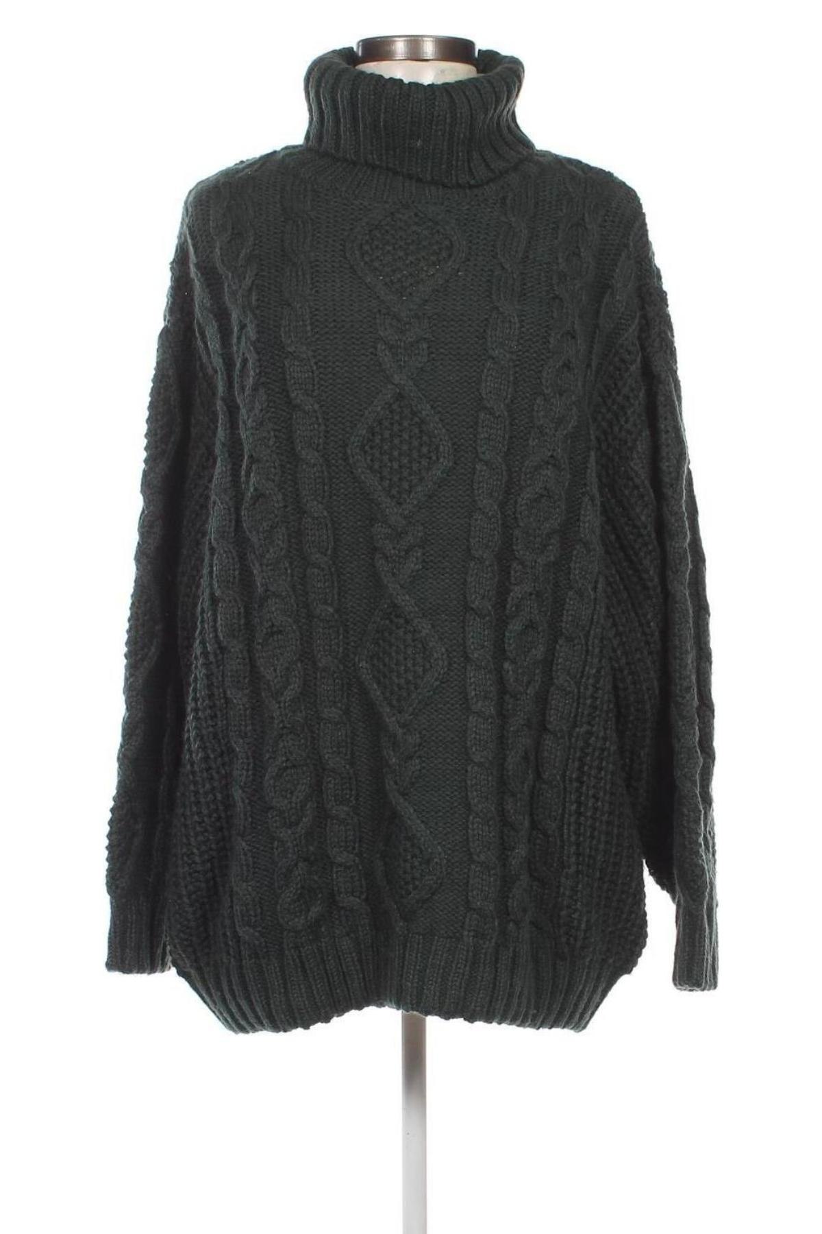 Дамски пуловер Monki, Размер S, Цвят Зелен, Цена 12,25 лв.