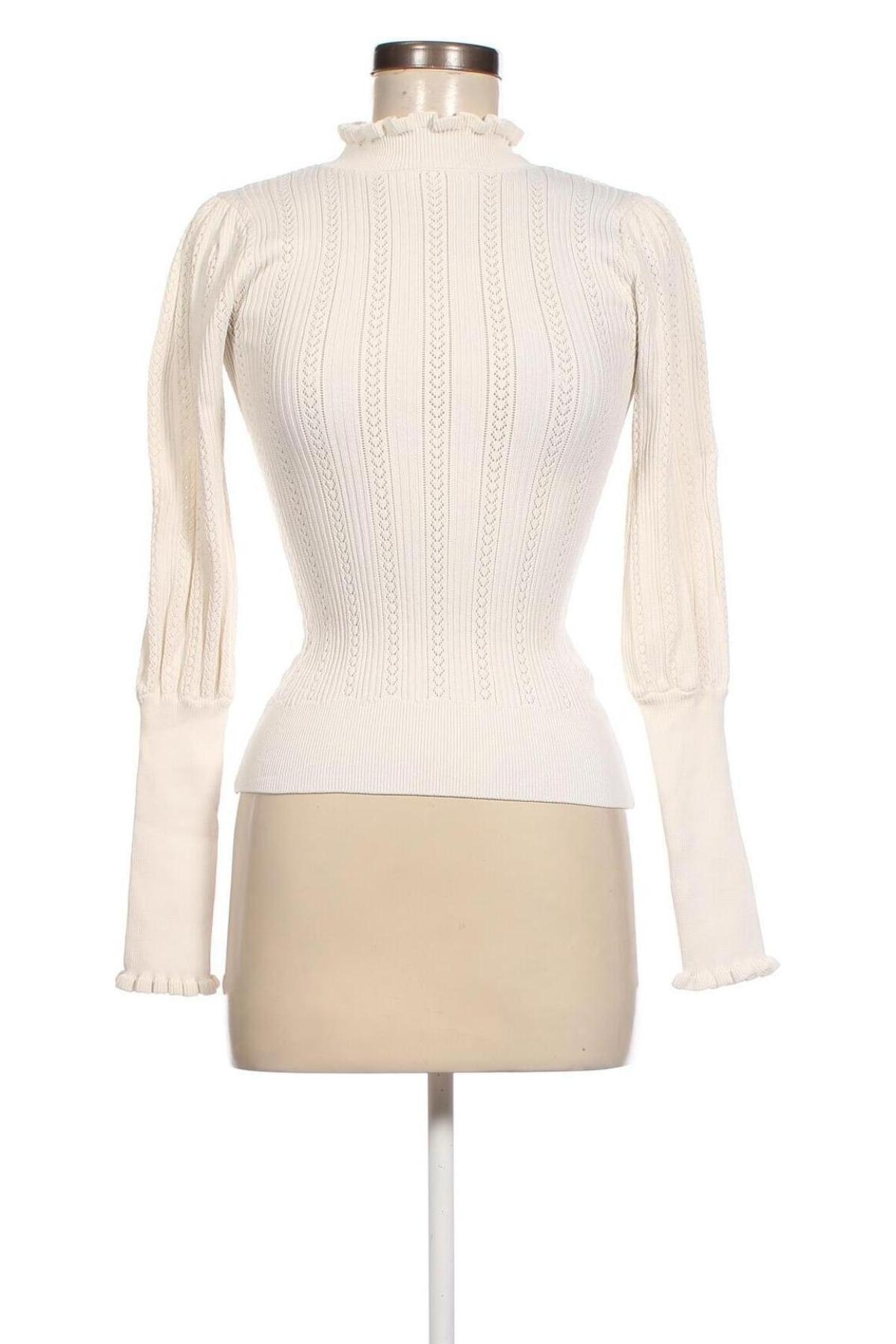 Дамски пуловер NA-KD, Размер S, Цвят Бял, Цена 26,75 лв.