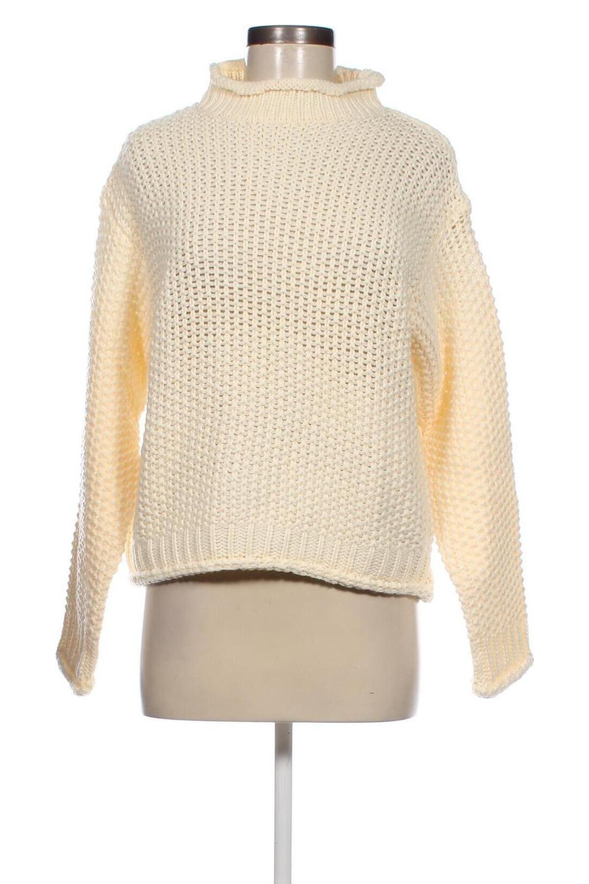 Дамски пуловер NA-KD, Размер S, Цвят Бежов, Цена 20,09 лв.