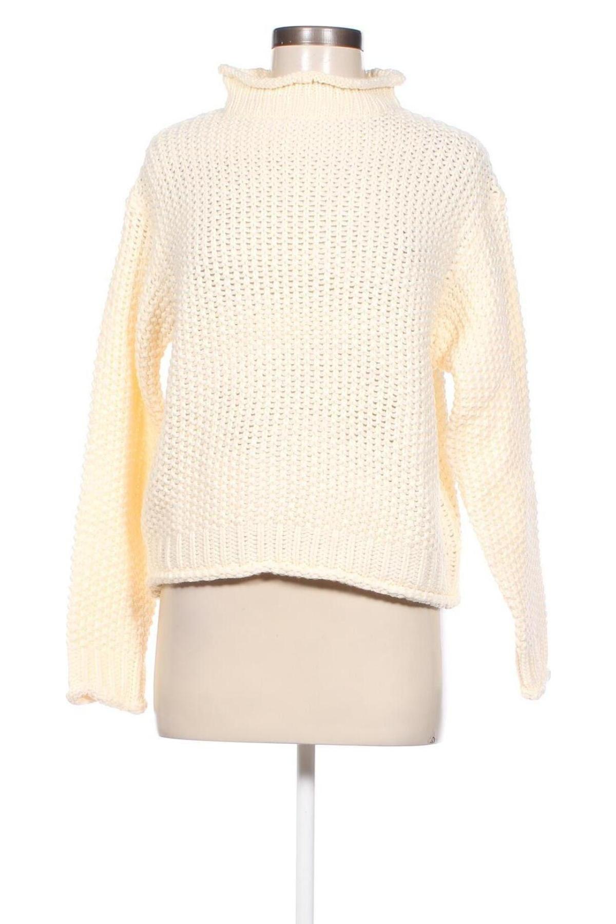 Damenpullover NA-KD, Größe S, Farbe Ecru, Preis 15,69 €