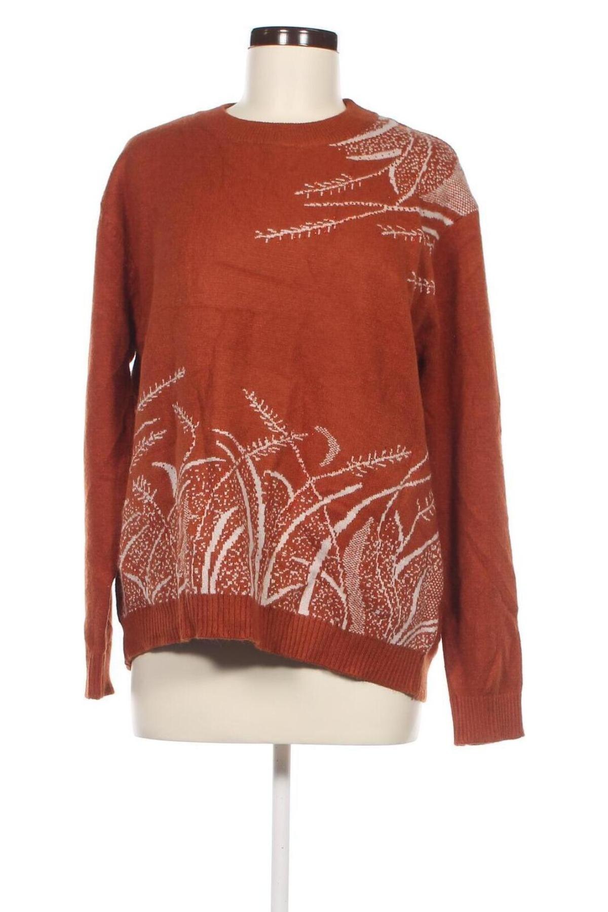 Дамски пуловер New Fashion, Размер XXL, Цвят Кафяв, Цена 18,85 лв.