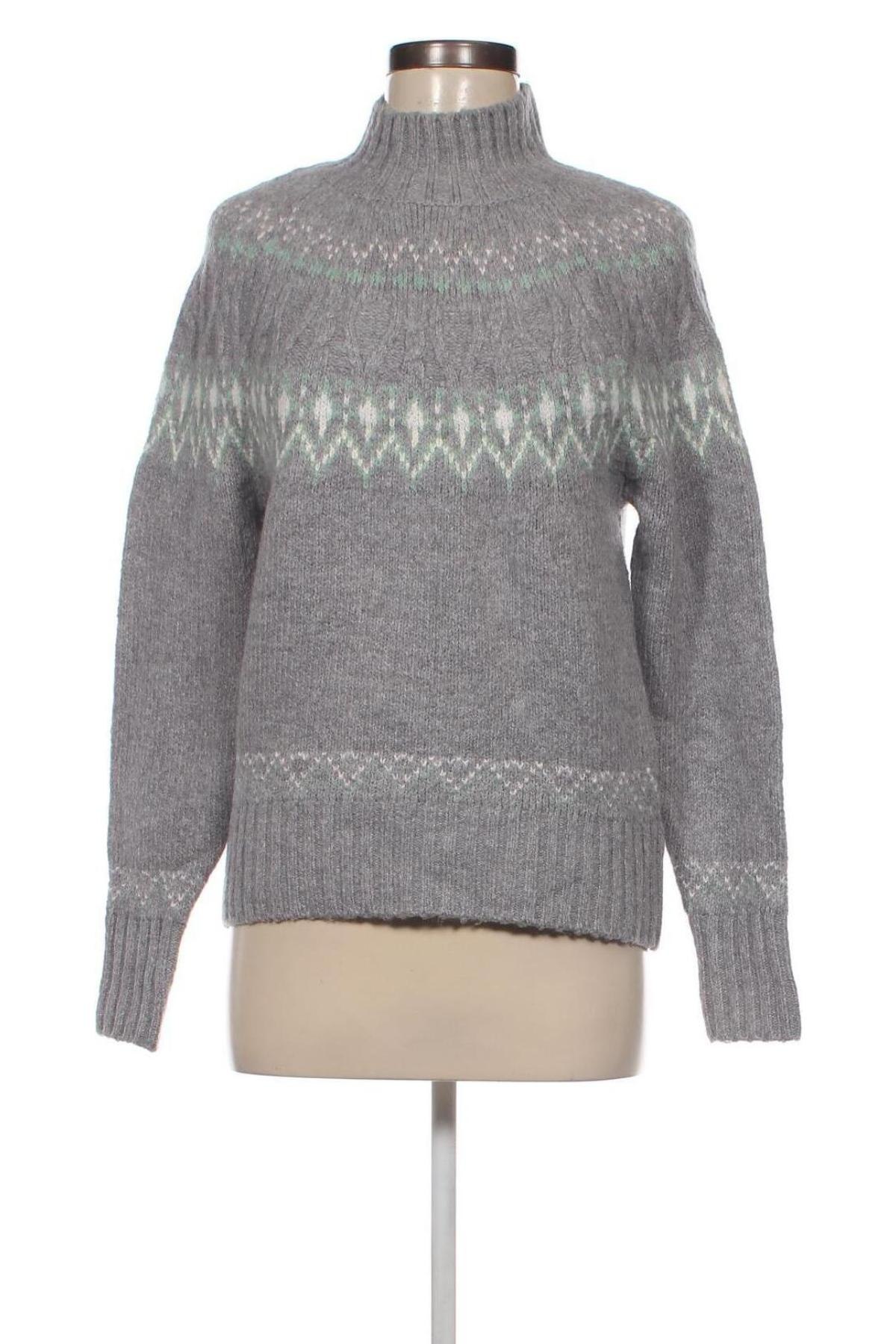 Дамски пуловер Nicole Miller, Размер S, Цвят Сив, Цена 36,58 лв.