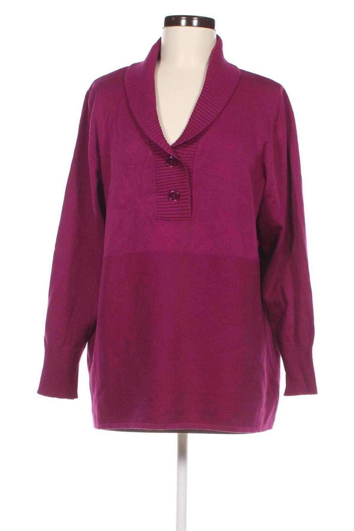 Дамски пуловер Rabe, Размер XXL, Цвят Лилав, Цена 24,60 лв.