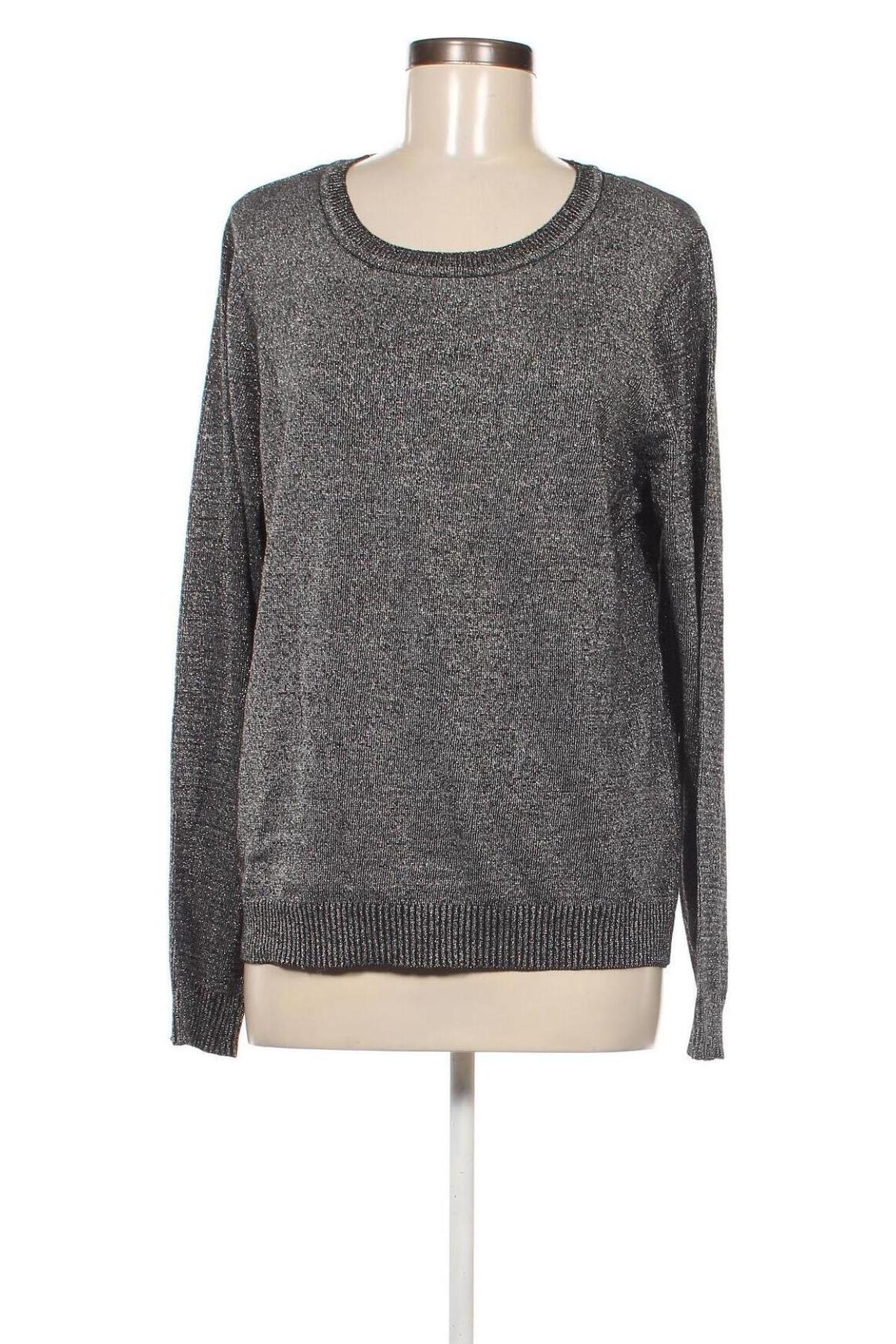 Damenpullover Rockmans, Größe L, Farbe Silber, Preis 29,77 €