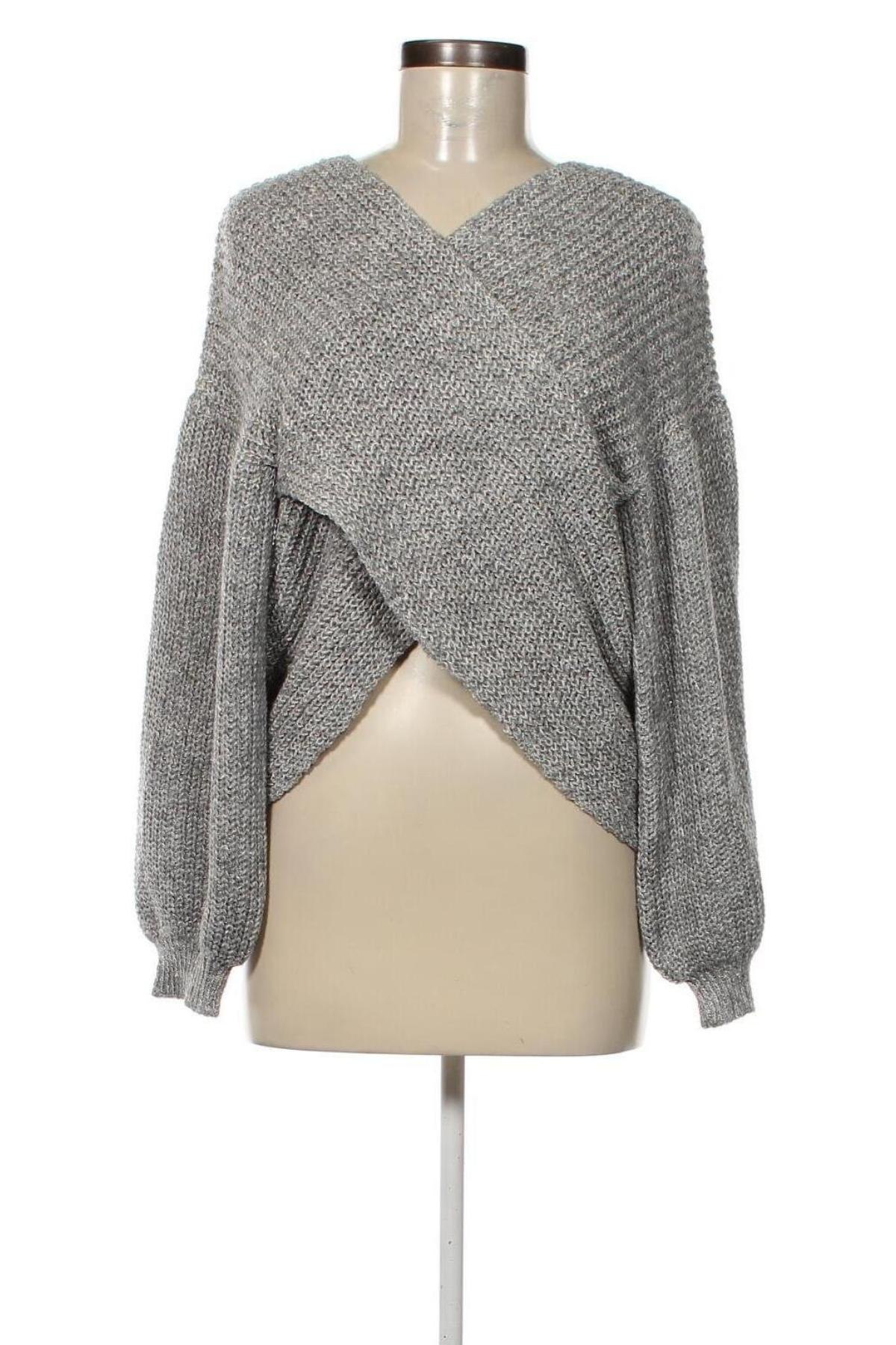 Дамски пуловер SHEIN, Размер M, Цвят Сив, Цена 29,00 лв.