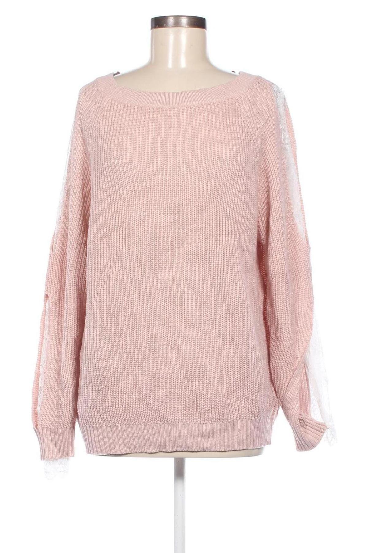 Damenpullover SHEIN, Größe M, Farbe Aschrosa, Preis 9,28 €