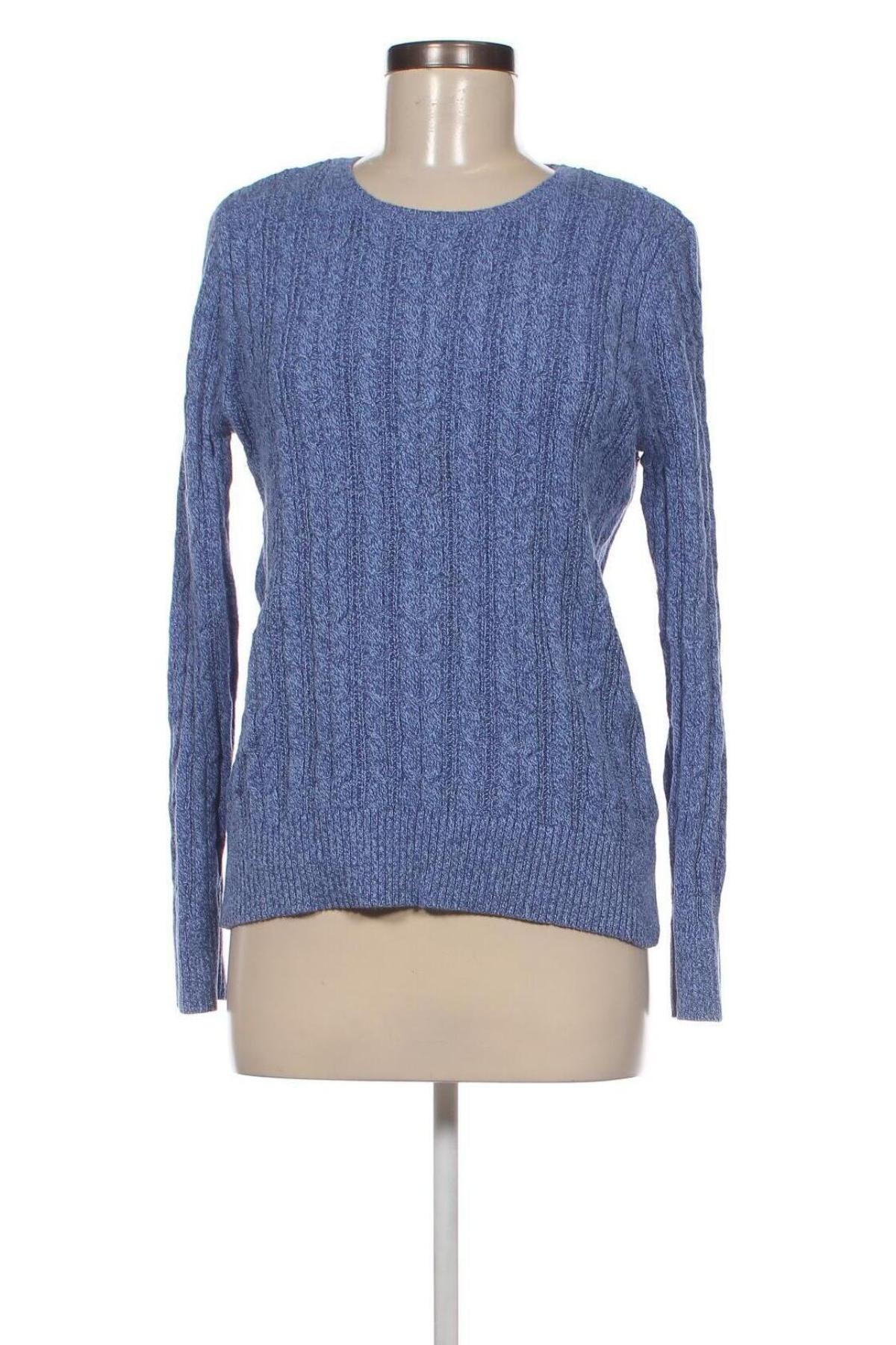 Дамски пуловер St. John's Bay, Размер L, Цвят Син, Цена 14,21 лв.