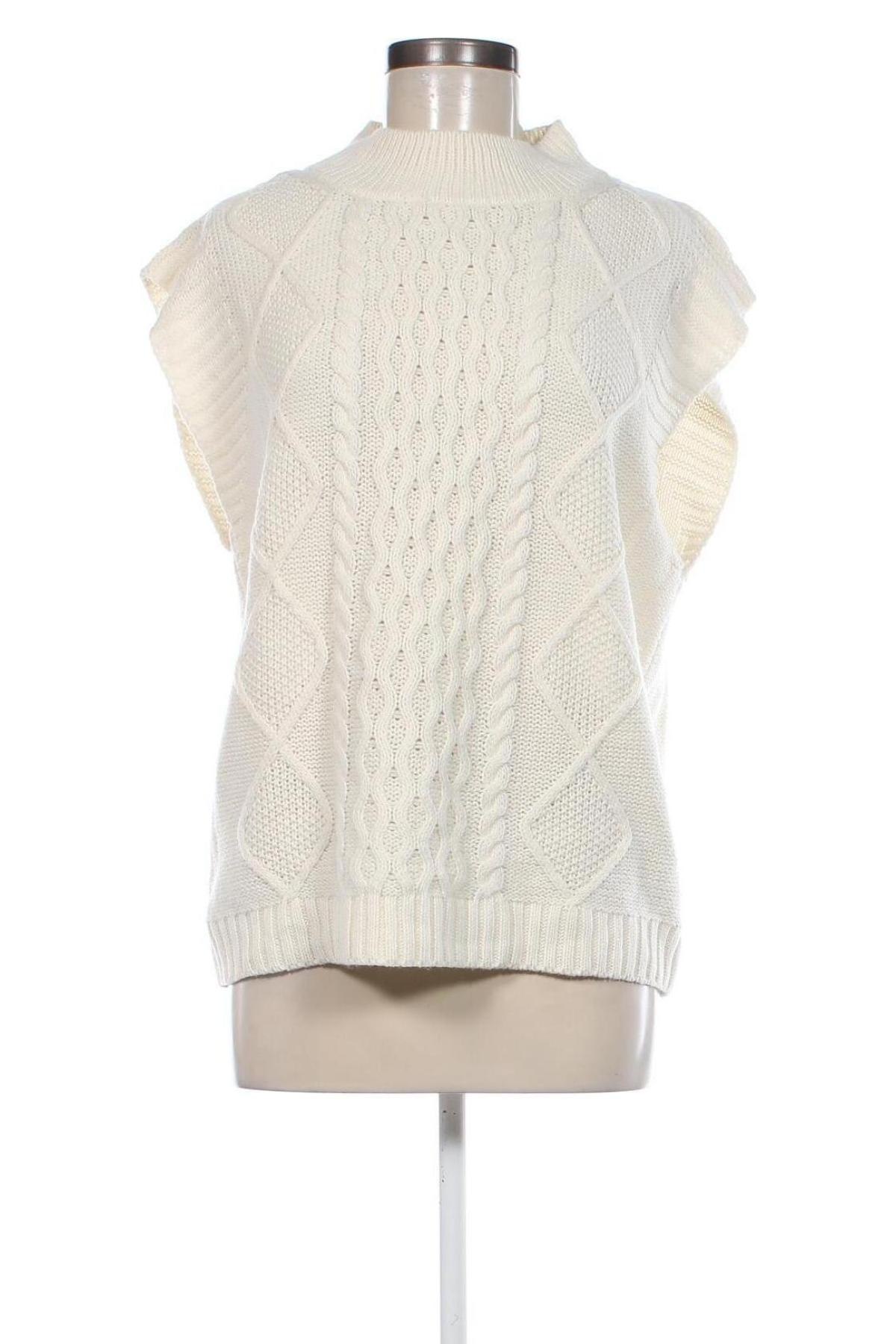 Γυναικείο πουλόβερ Sublevel, Μέγεθος L, Χρώμα Εκρού, Τιμή 4,66 €