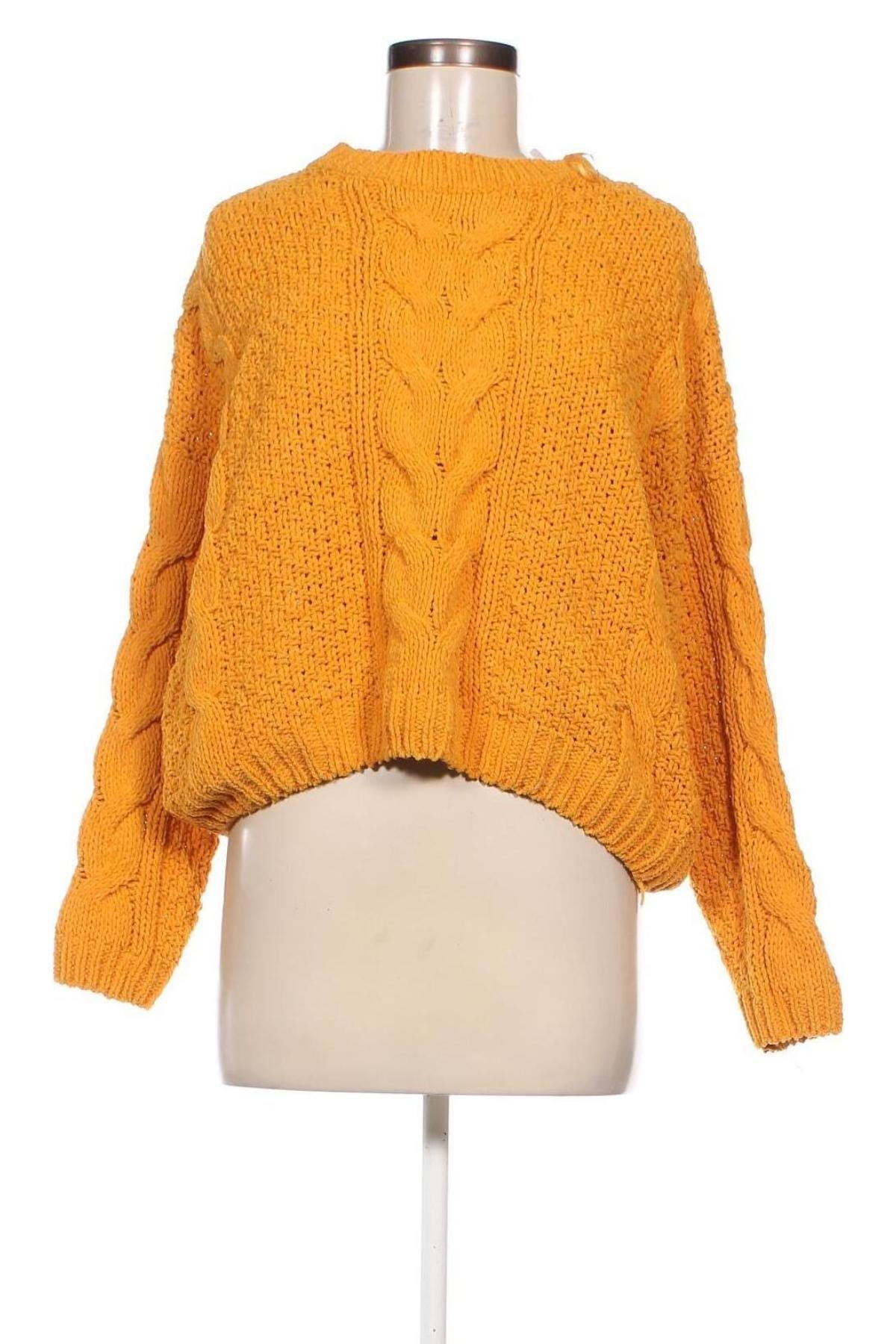 Дамски пуловер Tally Weijl, Размер S, Цвят Жълт, Цена 14,21 лв.