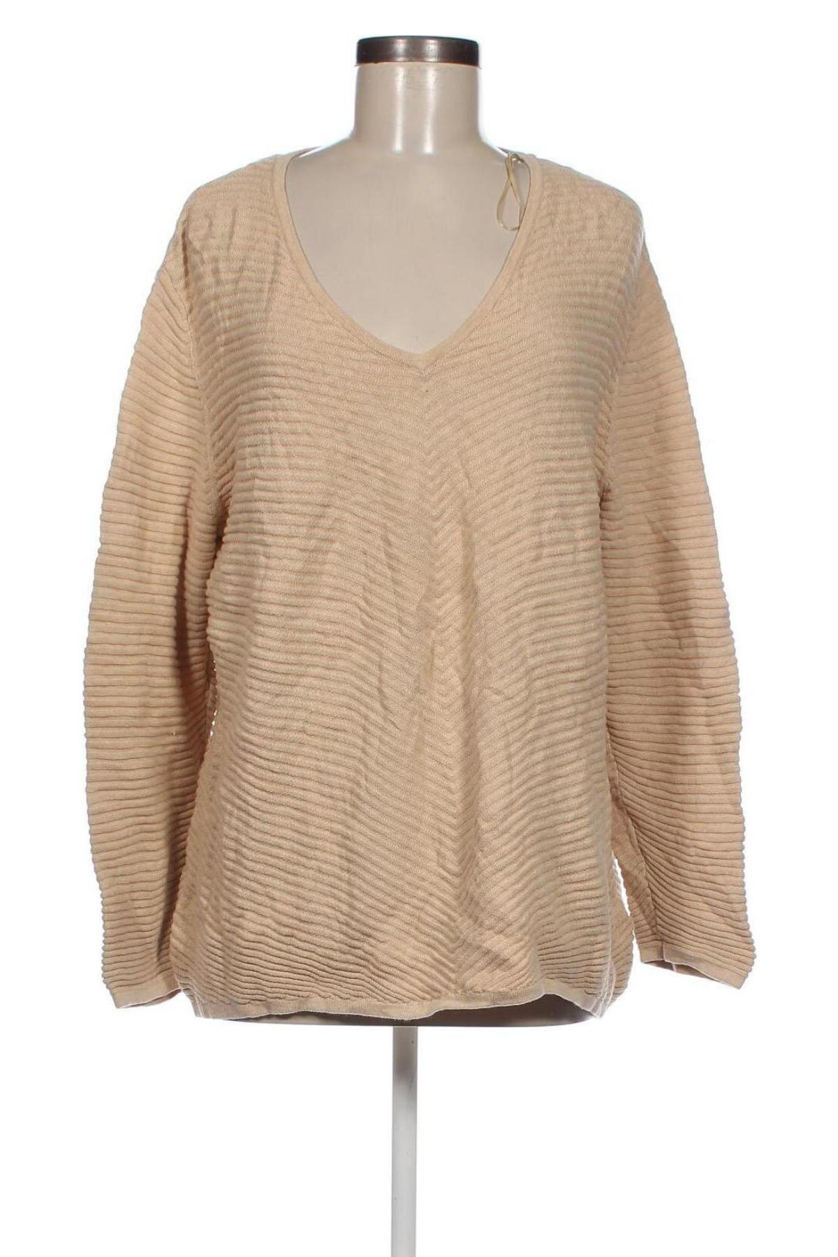 Damenpullover Tom Tailor, Größe 3XL, Farbe Beige, Preis 19,97 €