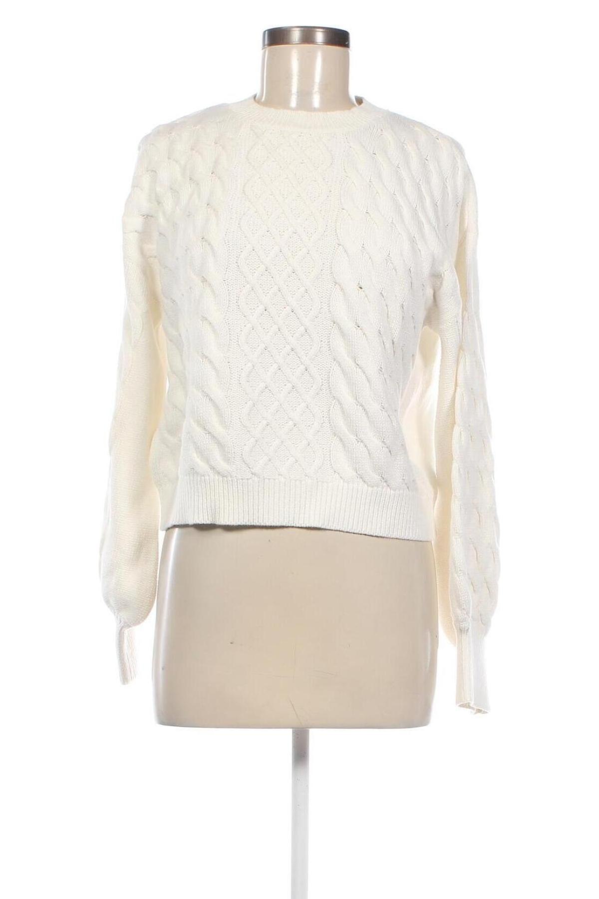 Дамски пуловер VILA, Размер S, Цвят Бял, Цена 14,59 лв.