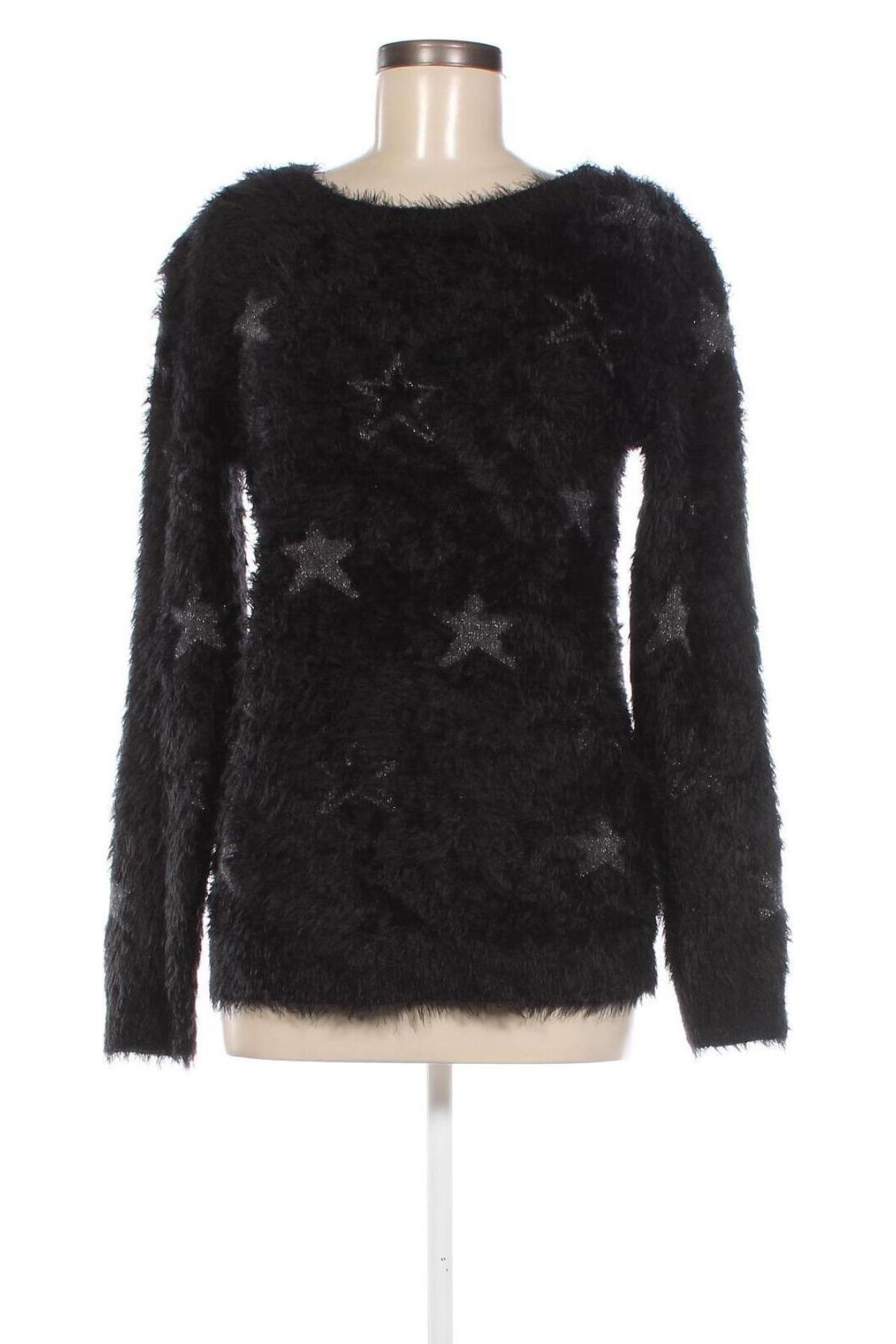 Дамски пуловер Yessica, Размер S, Цвят Черен, Цена 14,21 лв.