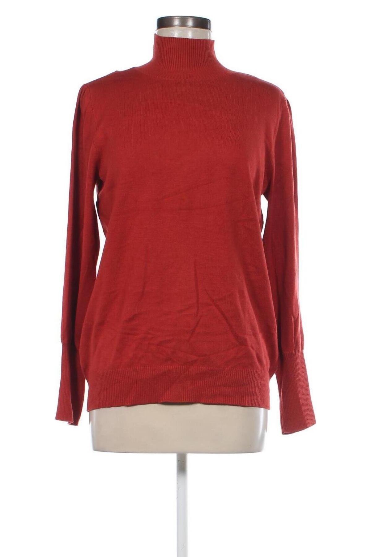 Дамски пуловер Yessica, Размер M, Цвят Червен, Цена 14,21 лв.