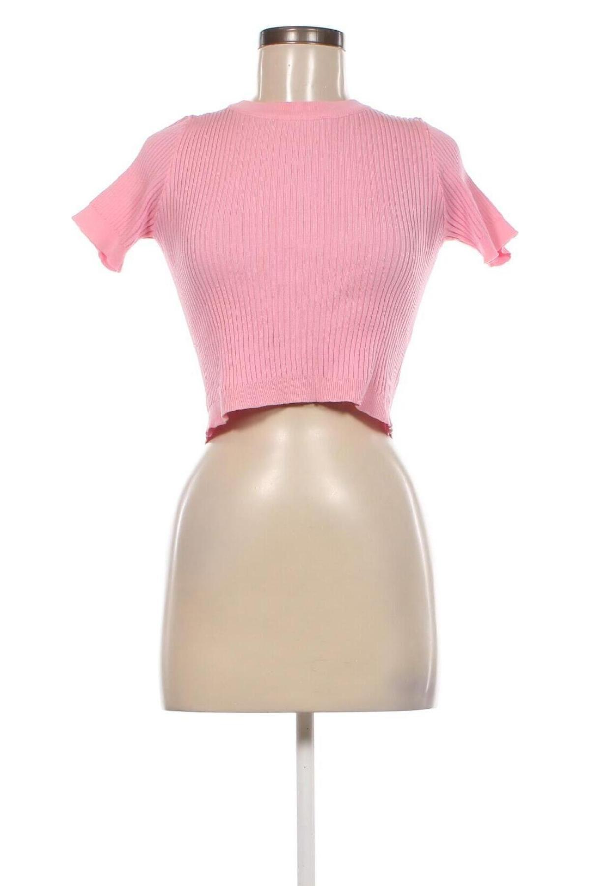 Дамски пуловер Yu & Me, Размер M, Цвят Розов, Цена 17,60 лв.