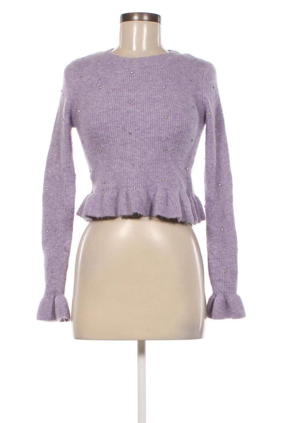 Γυναικείο πουλόβερ Zara, Μέγεθος S, Χρώμα Βιολετί, Τιμή 7,68 €