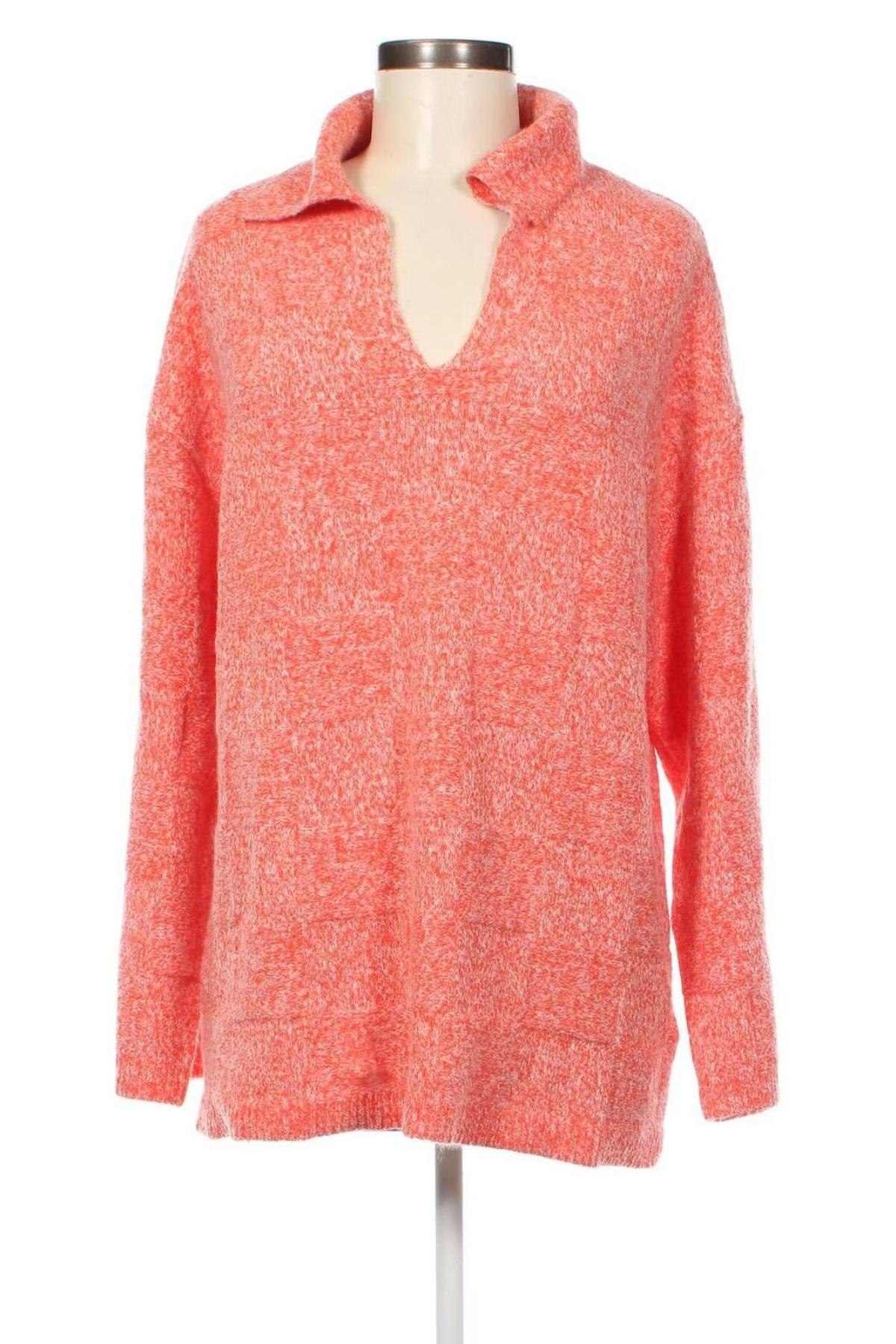 Дамски пуловер Zara, Размер M, Цвят Оранжев, Цена 35,34 лв.