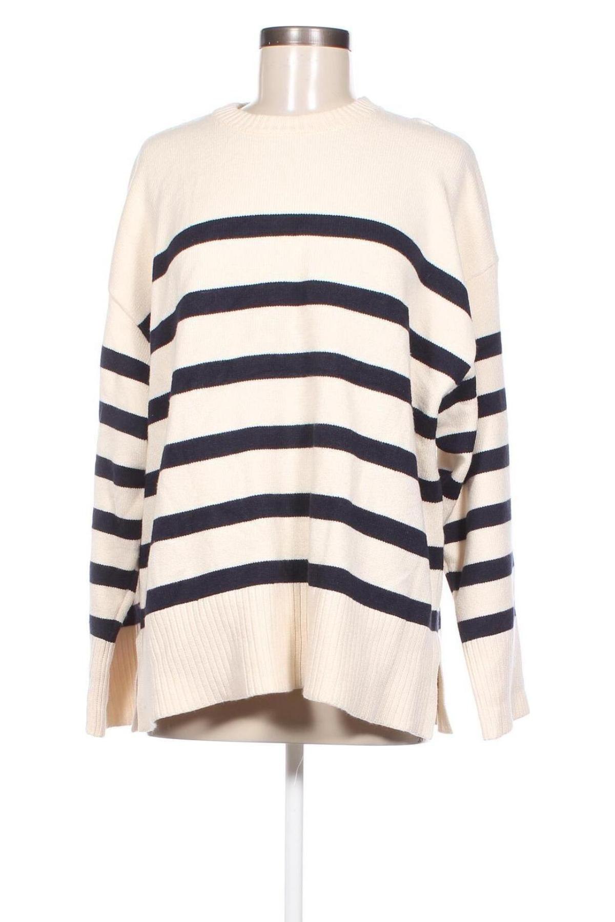 Дамски пуловер Zara, Размер L, Цвят Екрю, Цена 14,04 лв.