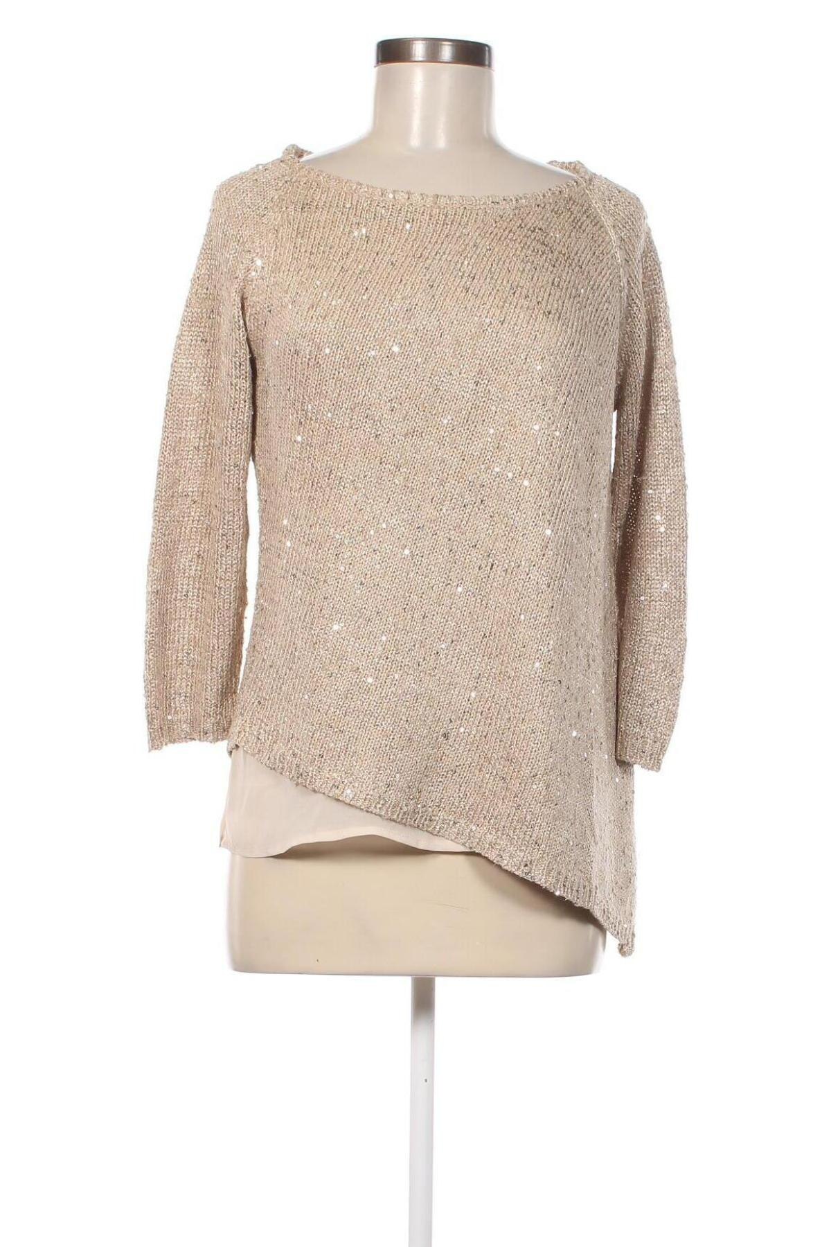 Damenpullover Zara Knitwear, Größe M, Farbe Beige, Preis 5,99 €