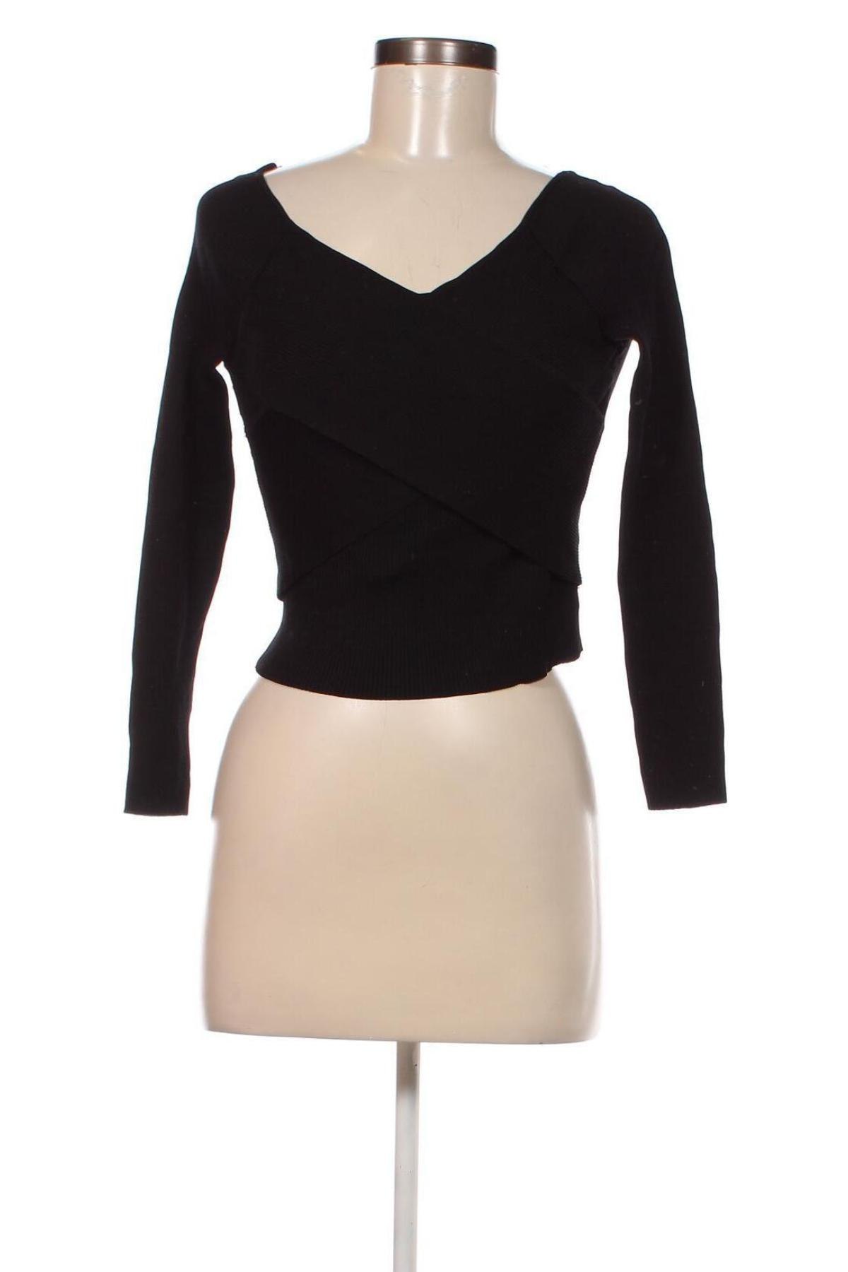 Dámský svetr Zara Knitwear, Velikost S, Barva Černá, Cena  198,00 Kč