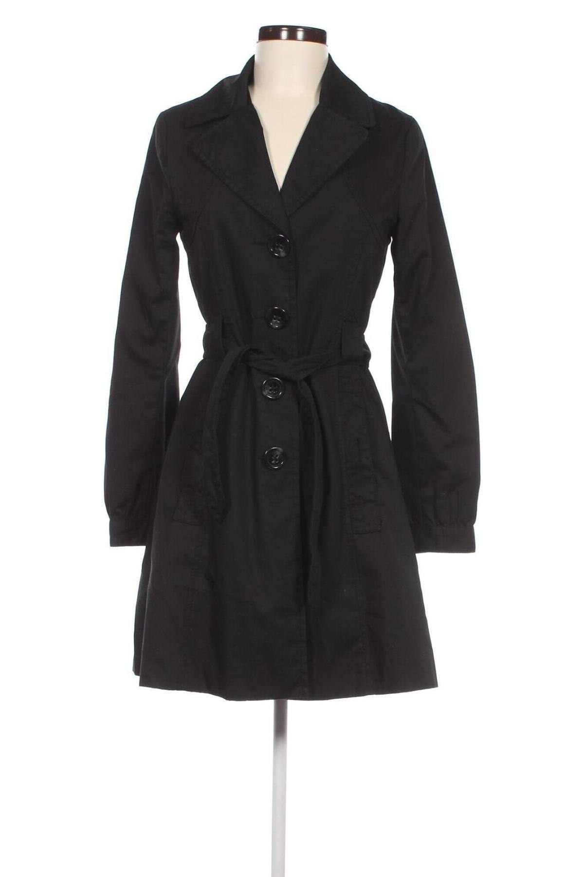 Damen Trench Coat, Größe S, Farbe Schwarz, Preis € 52,19