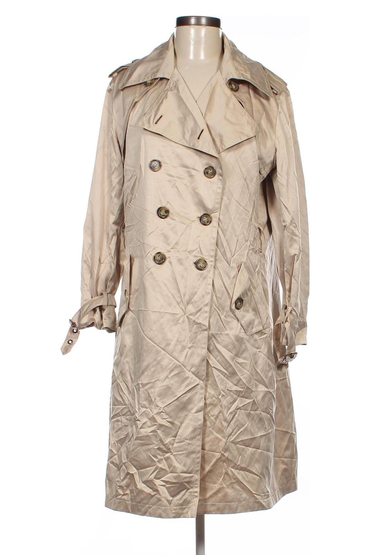 Damen Trenchcoat Biaggini, Größe L, Farbe Beige, Preis 26,10 €