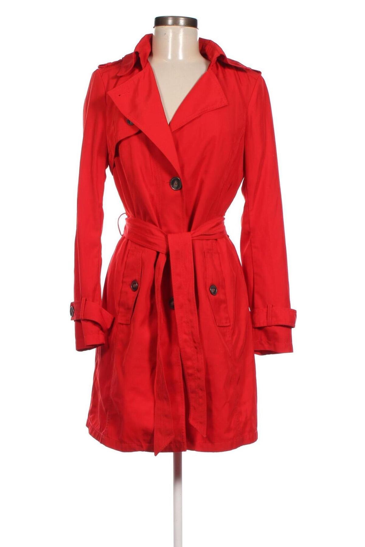 Damen Trenchcoat Comma,, Größe S, Farbe Rot, Preis 45,85 €