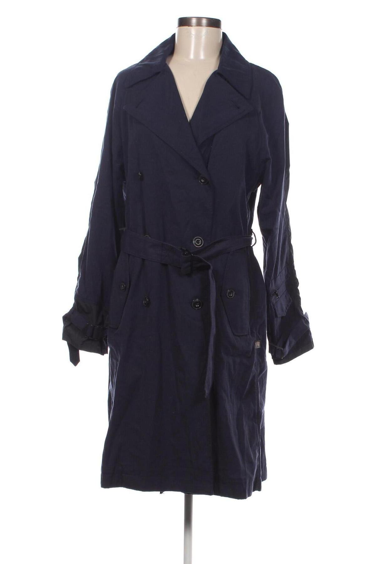Damen Trenchcoat G-Star Raw, Größe M, Farbe Blau, Preis 127,58 €